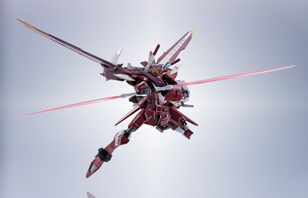 Bandai Metal Robot Spirits Gundam Seed Justice Gundam Action Figure - High-Quality Collectible Model Kit for Anime Fans | Perfect for Display, Gifts & Anime Collections