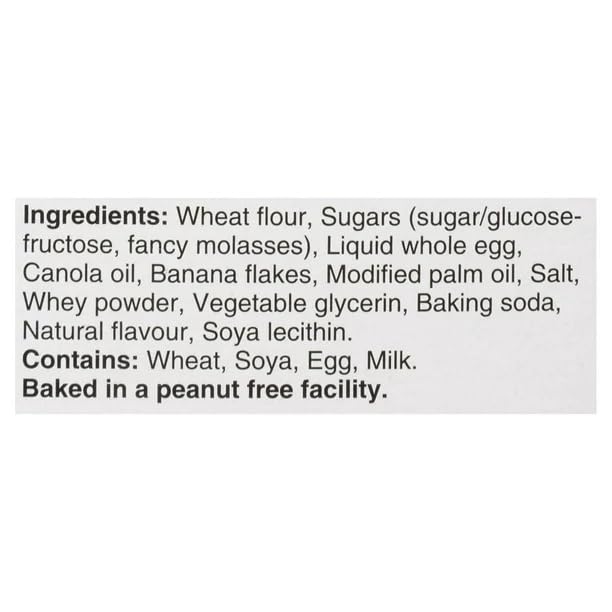 Dare Bear Paws Banana Bread Cookies - Peanut Free, Gluten Free, Vegan Snacks, 1.44kg/3.2 lbs (Pack of 2) - Perfect for School Lunches, Road Trips & Office Snacking - Shipped from Canada