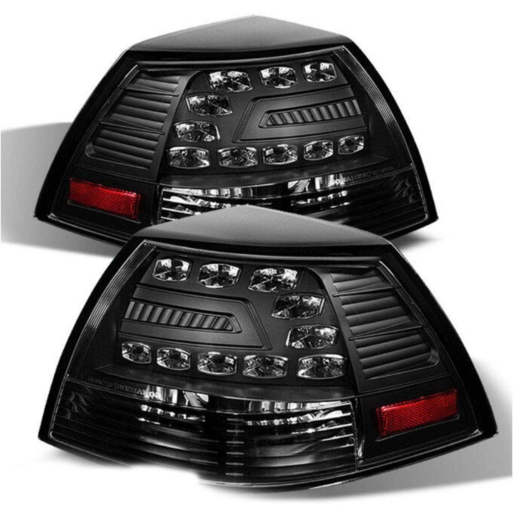 2008-2009 Pontiac GXP 4-Door LED Black Tail Brake Lights Pair (Left + Right) - High Visibility & Stylish Upgrade for Night Driving & Car Customization