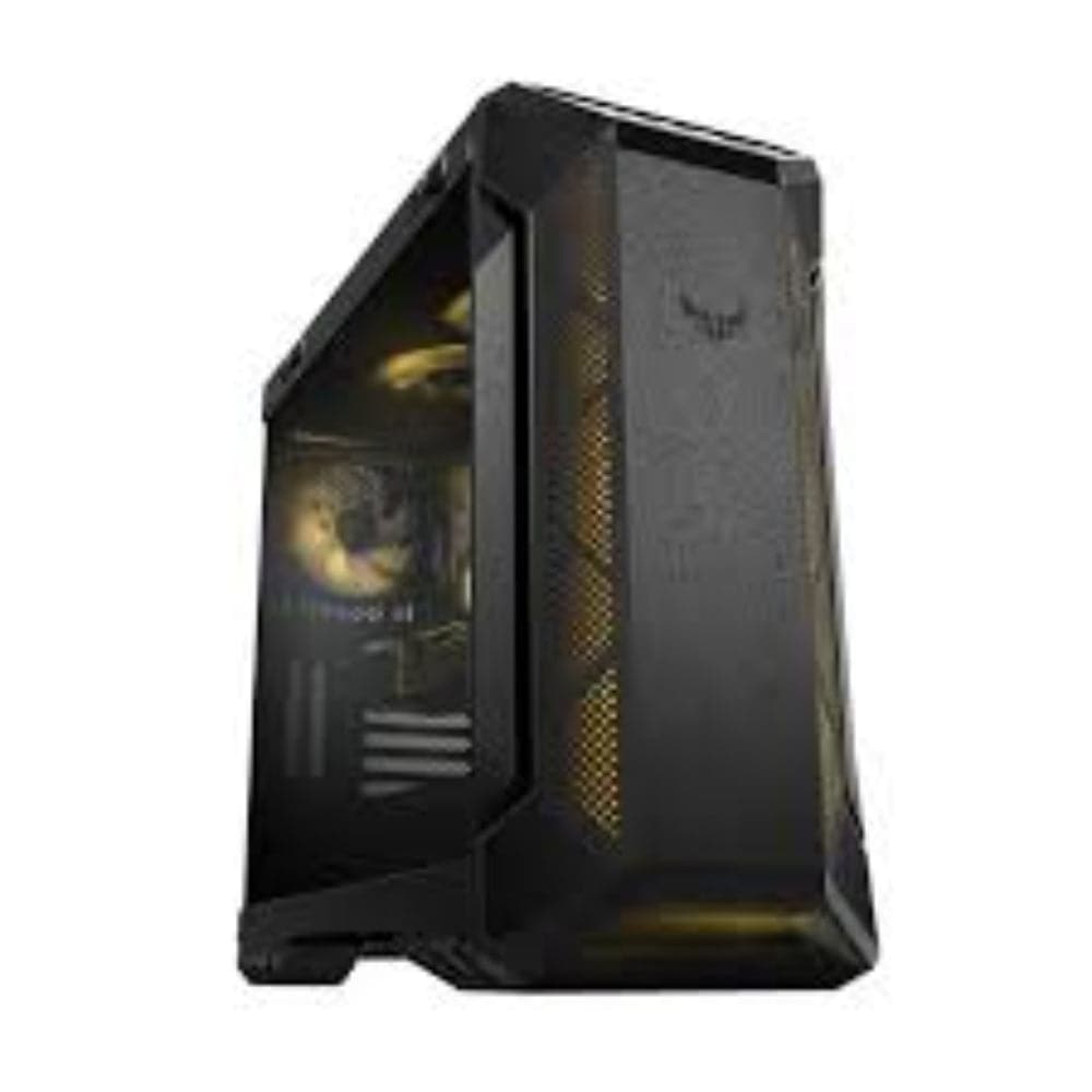 ASUS TUF Gaming GT501 Mid-Tower PC Case - Tempered Glass, RGB Fans, 2-Year Warranty - Perfect for Gaming Rigs & High-Performance Builds
