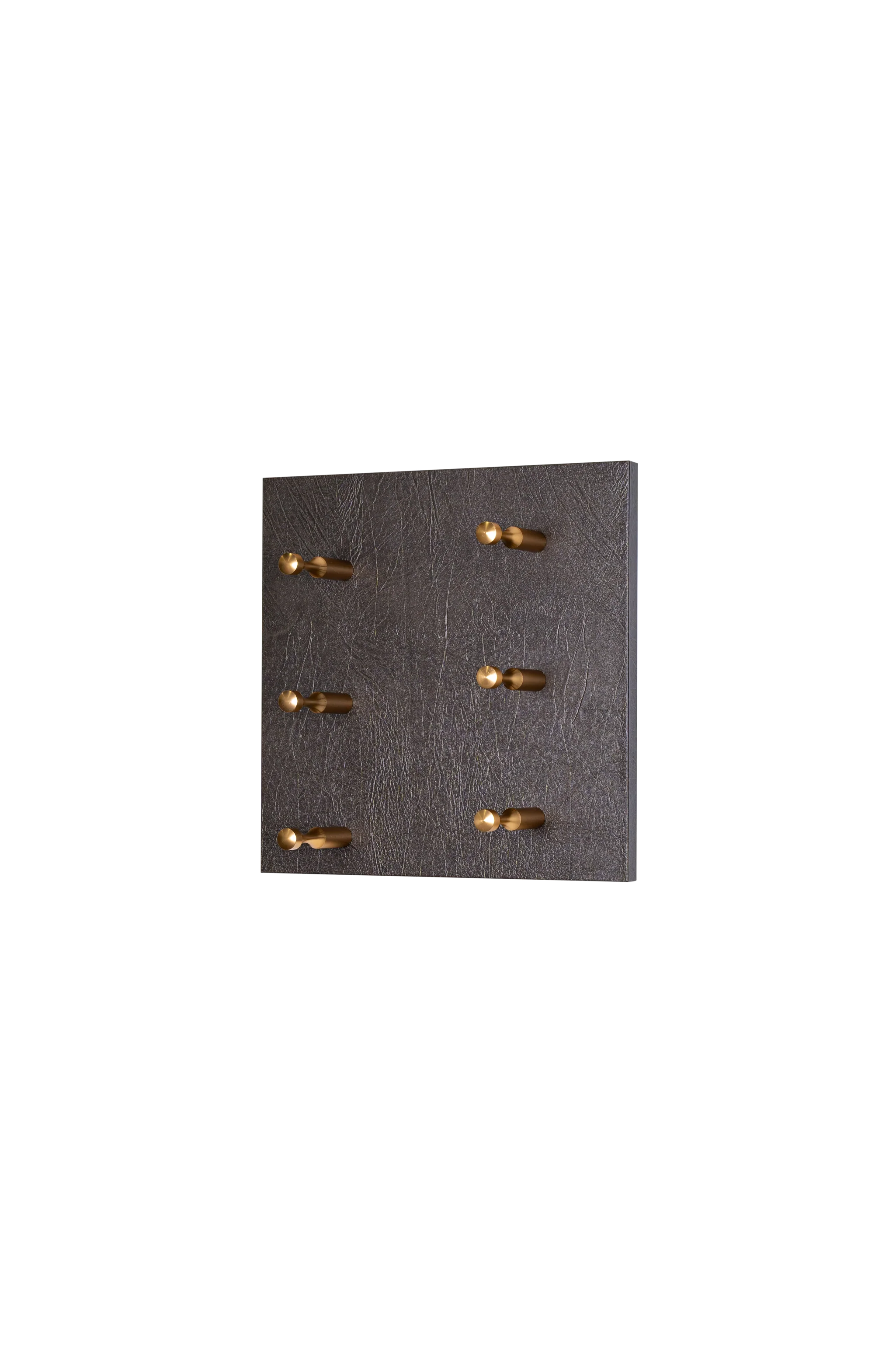 Kessick Wine as Art 14x14 Inch Leather Panel Wine Rack - Elegant Wall Mounted Wine Storage for Home, Office, or Restaurant Decor