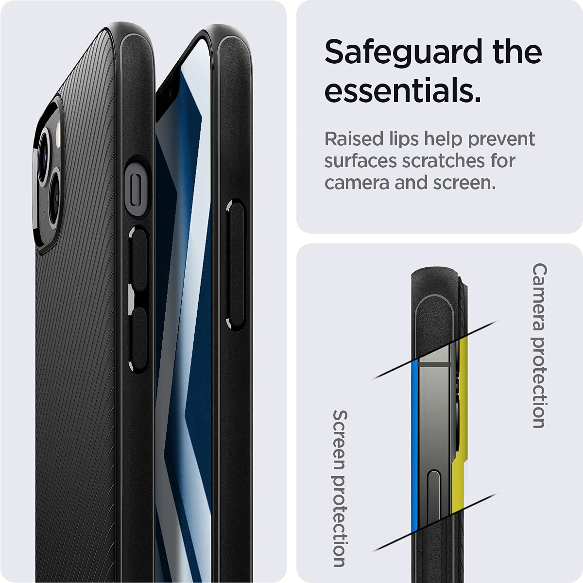 Spigen Mag Armor iPhone 13 Case (2021) - Matte Black | Magsafe Compatible Protective Cover | Perfect for Work, Travel & Everyday Use