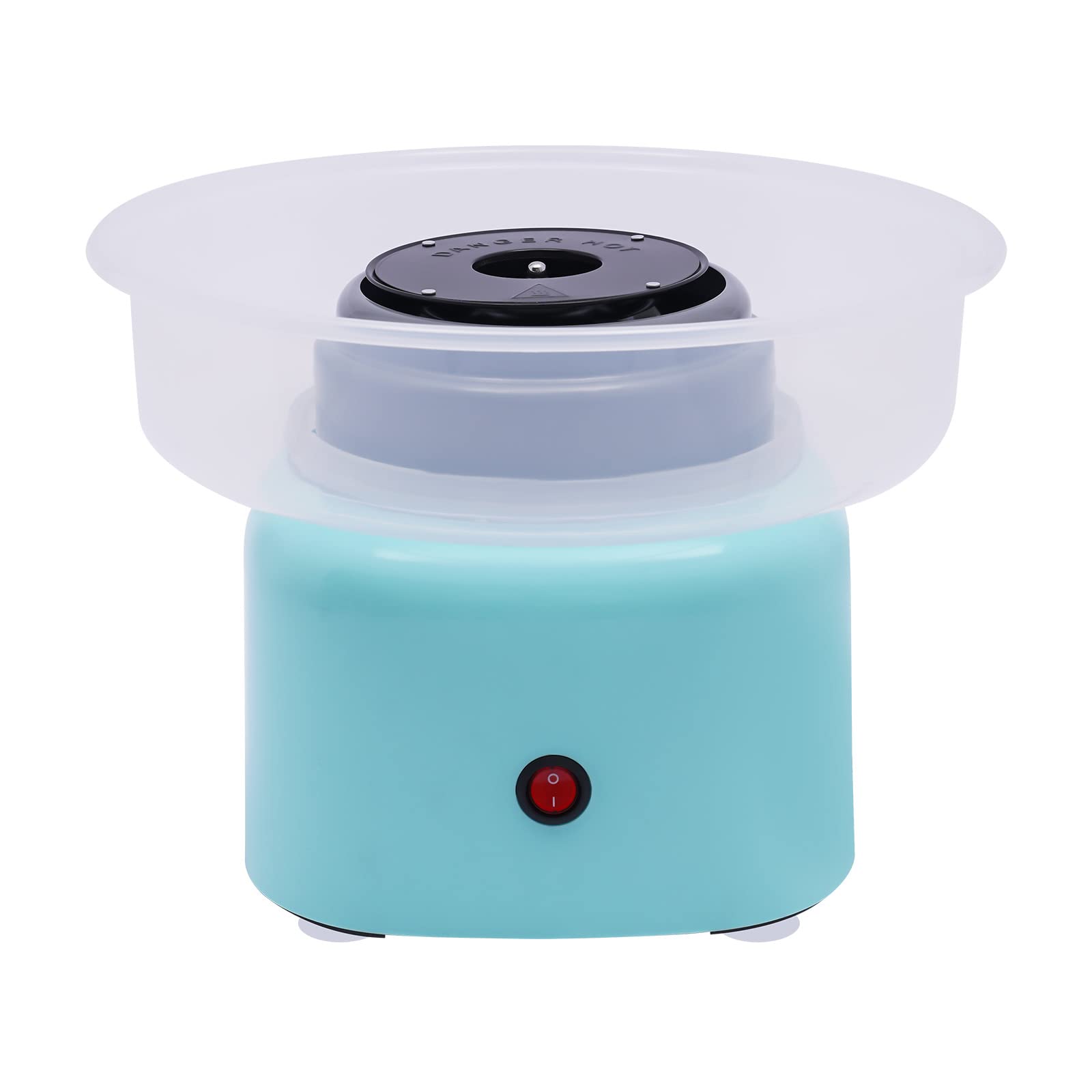 Blue Cotton Candy Machine for Home - Fast Heating Electric Candy Floss Maker with Splash Prevention Bowl, Sugar Scoop & Candy Sticks - Easy to Use for Parties, Events & Family Fun