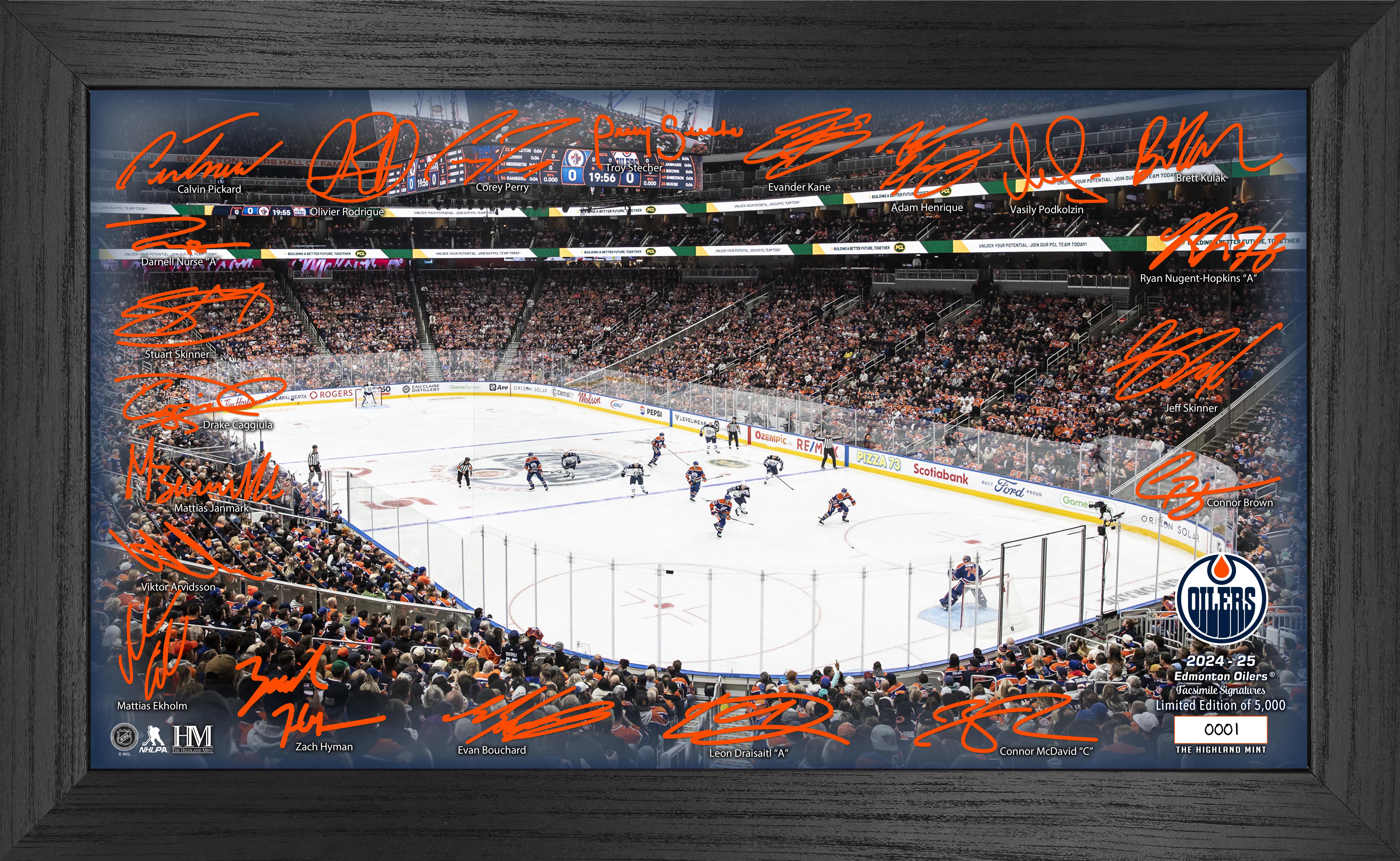 Edmonton Oilers 2024-25 Signature Rink Jersey - Official NHL Hockey Fan Apparel for Games & Sports Events