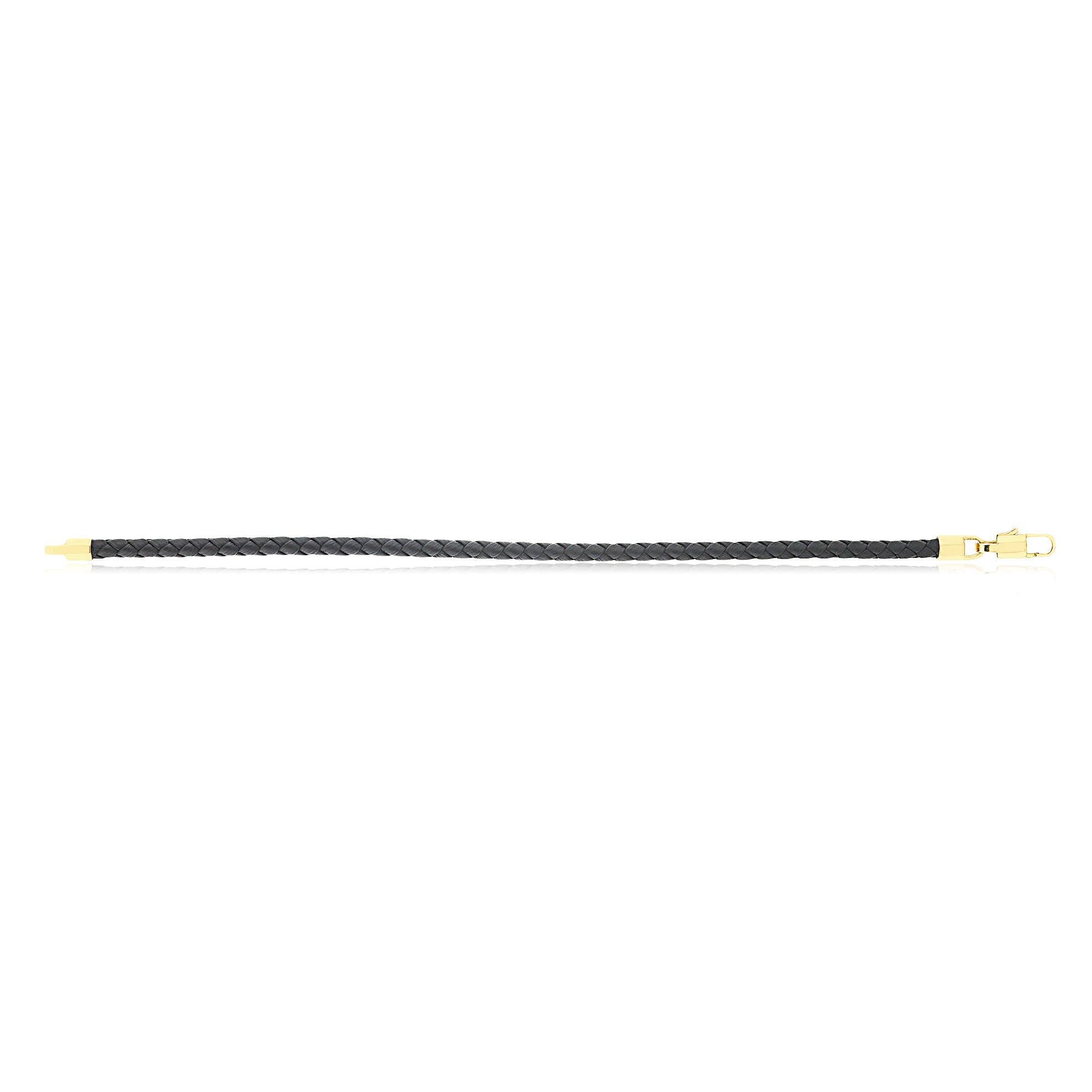 Stylish Men's Braided Leather Bracelet in Black - Perfect for Casual Wear, Gifts & Everyday Fashion Accessories