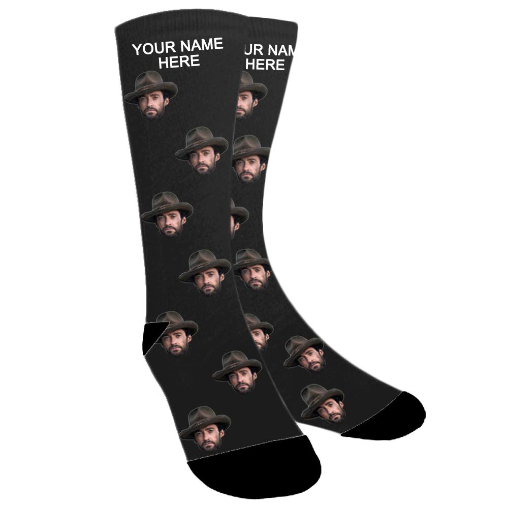 Custom Photo Printed Socks - Personalized Face Socks for Women & Men with Pet Pictures - Unique Birthday Gift Idea for Couples, Friends & Family - Perfect for Holidays, Anniversaries & Special Occasions