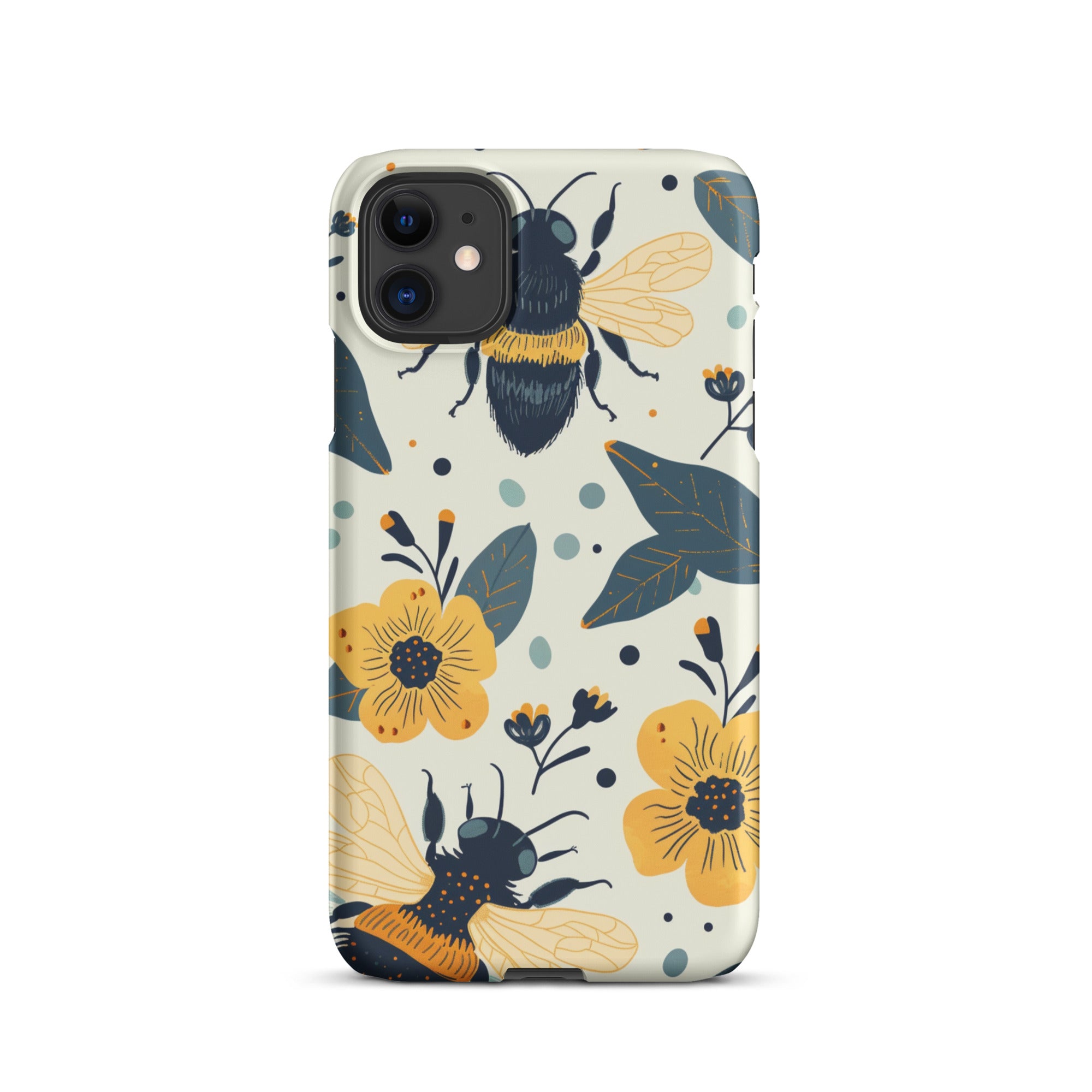 Bee Snap Protective Case for iPhone 14/13/12/11 - Slim & Durable Phone Cover with Shock Absorption for Everyday Use, Travel, and Outdoor Activities