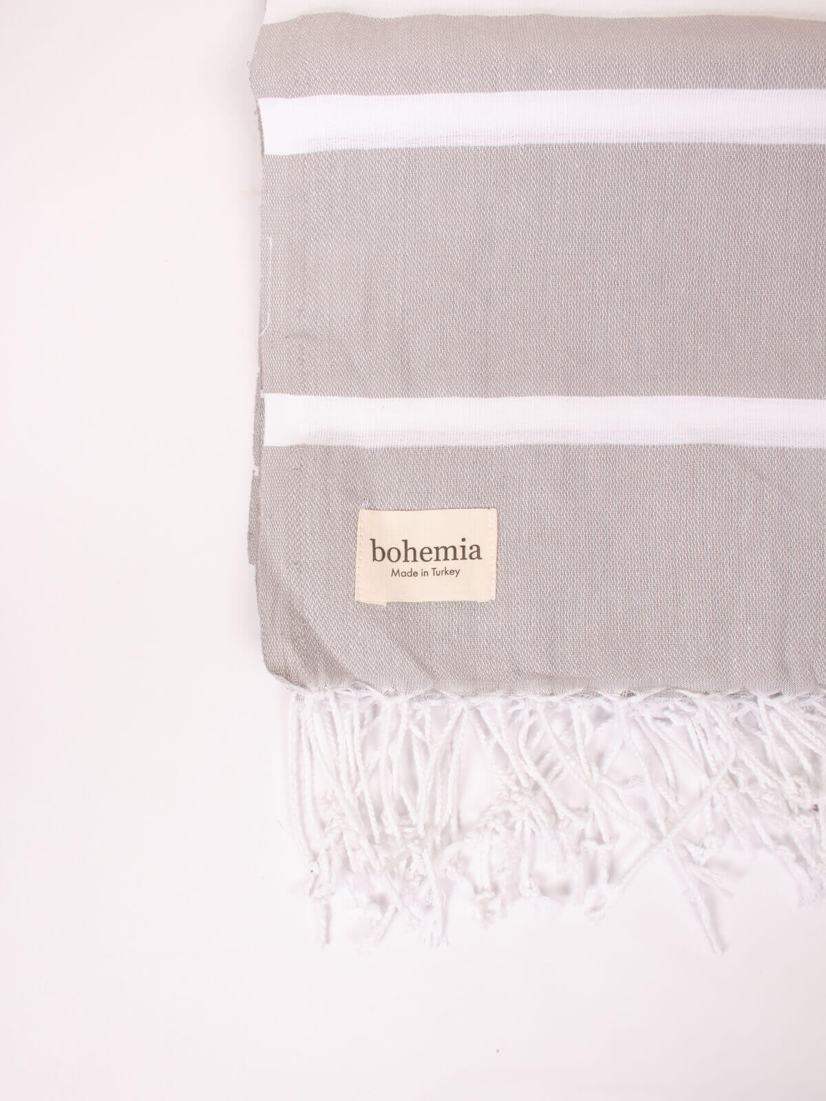 Premium Ibiza Summer Hammam Towel - Soft & Absorbent Pearl Grey Beach Towel for Pool, Spa, Yoga & Travel | Lightweight & Quick-Drying