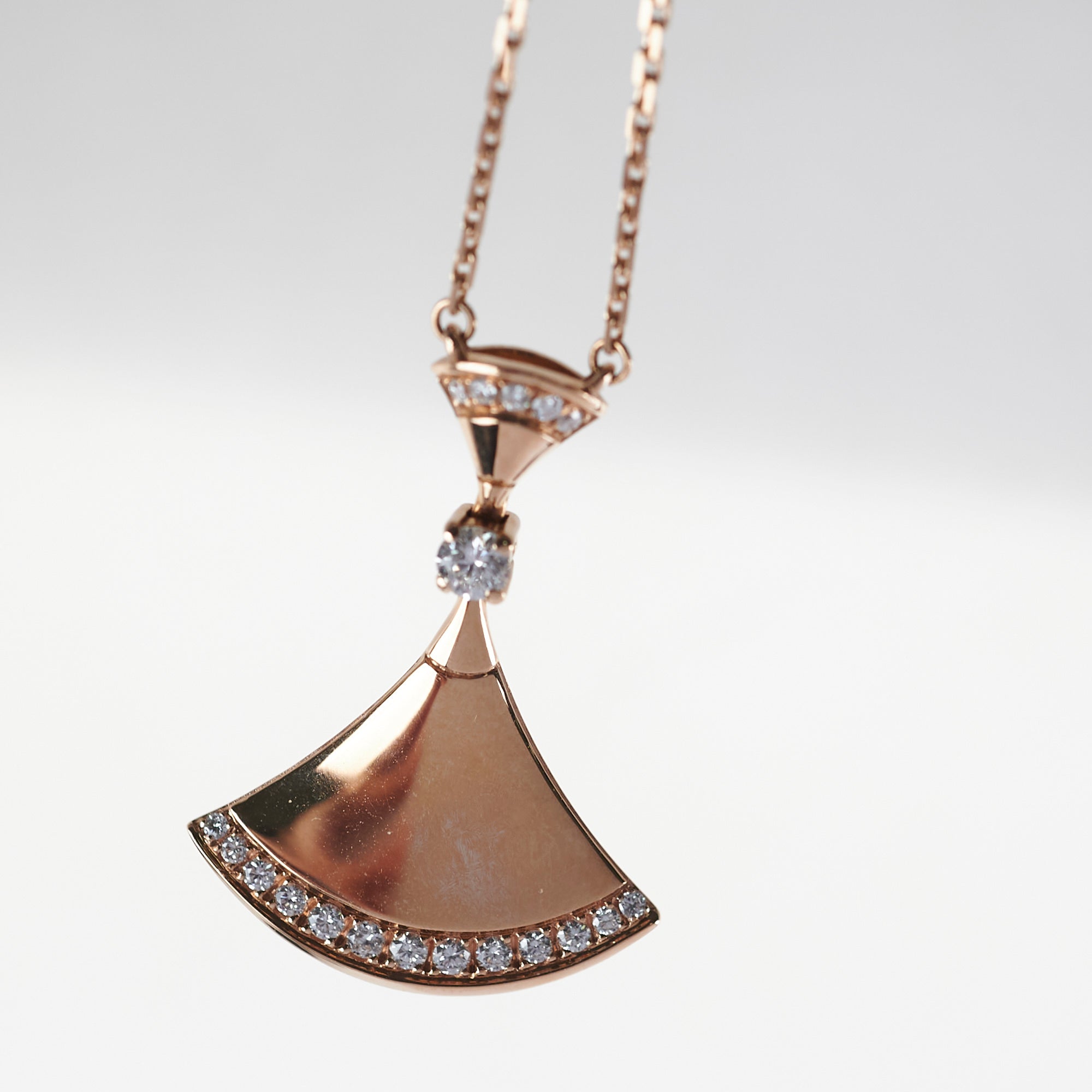 Bvlgari Diva Rose Gold Diamond Necklace for Women - Luxury Jewelry Gift for Anniversary, Valentine's Day & Special Occasions