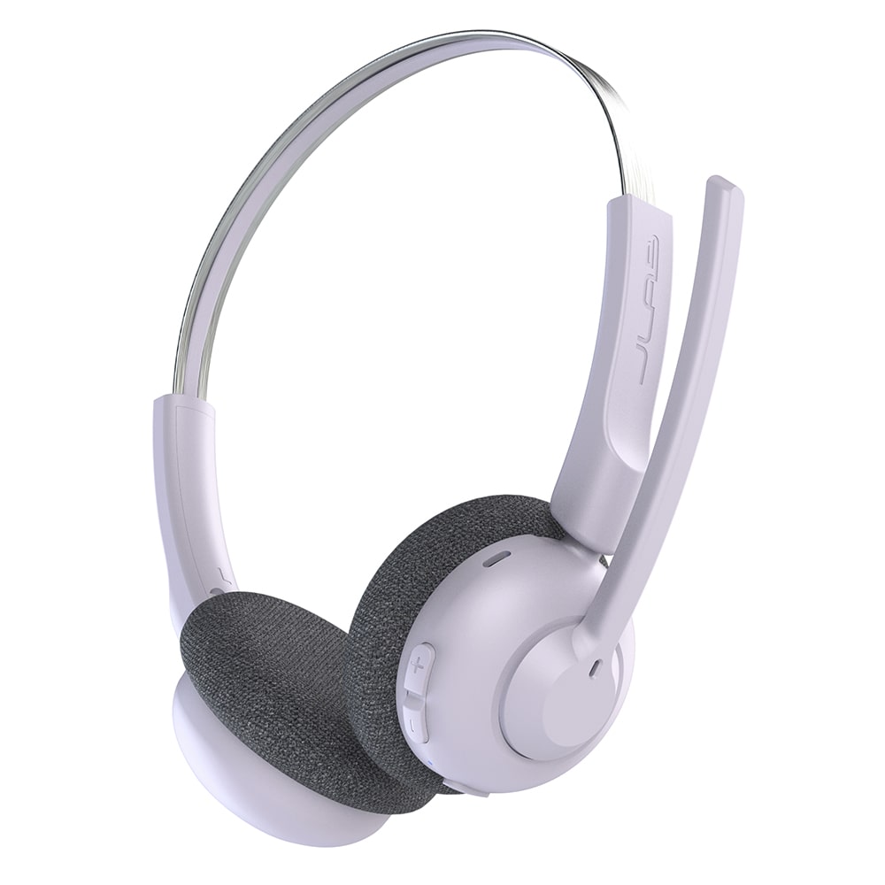 GO Work POP Wireless On-Ear Headset - Lilac Purple Bluetooth Headphones for Office, Commuting & Travel
