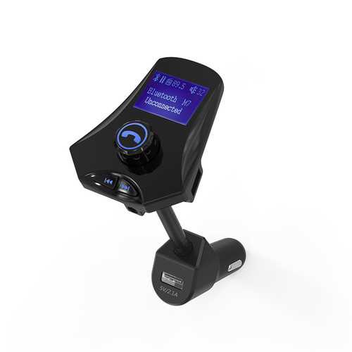 Bakeey M7 Bluetooth FM Transmitter & Dual USB Car Charger - Compatible with iPhone X/8/8 Plus, Samsung S9/S8, Xiaomi Mi5 - Hands-Free Calling & Music Streaming for Road Trips & Commuting