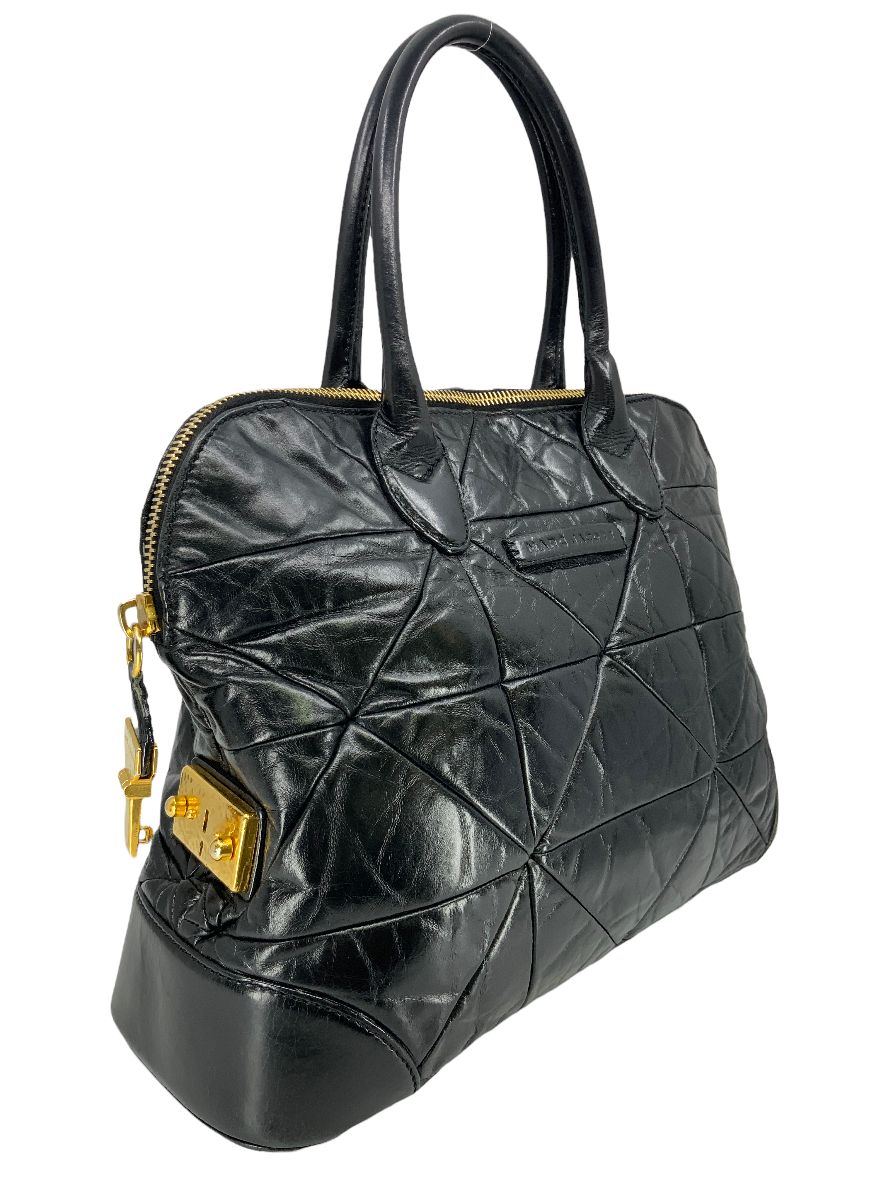 Marc Jacobs Quilted Leather Large Tote Bag for Women - Stylish Designer Handbag with Spacious Interior - Perfect for Work, Travel & Everyday Use