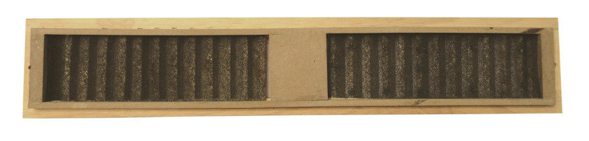 Coolerguys Oak Cabinet Air Intake Grill with Washable Filter - Perfect for PC Cooling, Home Server Racks & DIY Computer Case Modifications