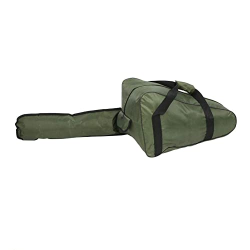 Heavy-Duty Chainsaw Carrying Bag - Durable Oxford Cloth Portable Storage Case for Chainsaws (Army Green) | Perfect for Outdoor Work, Landscaping, Tree Cutting & Forestry Professionals