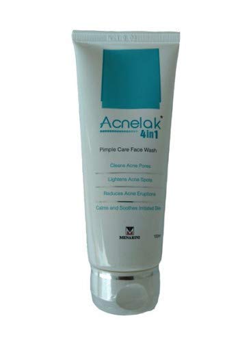 Acnelak 4-in-1 Pimple Care Face Wash 100ml for Acne-Prone Skin - Deep Cleansing, Oil Control & Pore Minimizing - Gentle Daily Facial Cleanser for Teens & Adults - Perfect for Morning & Night Skincare Routine