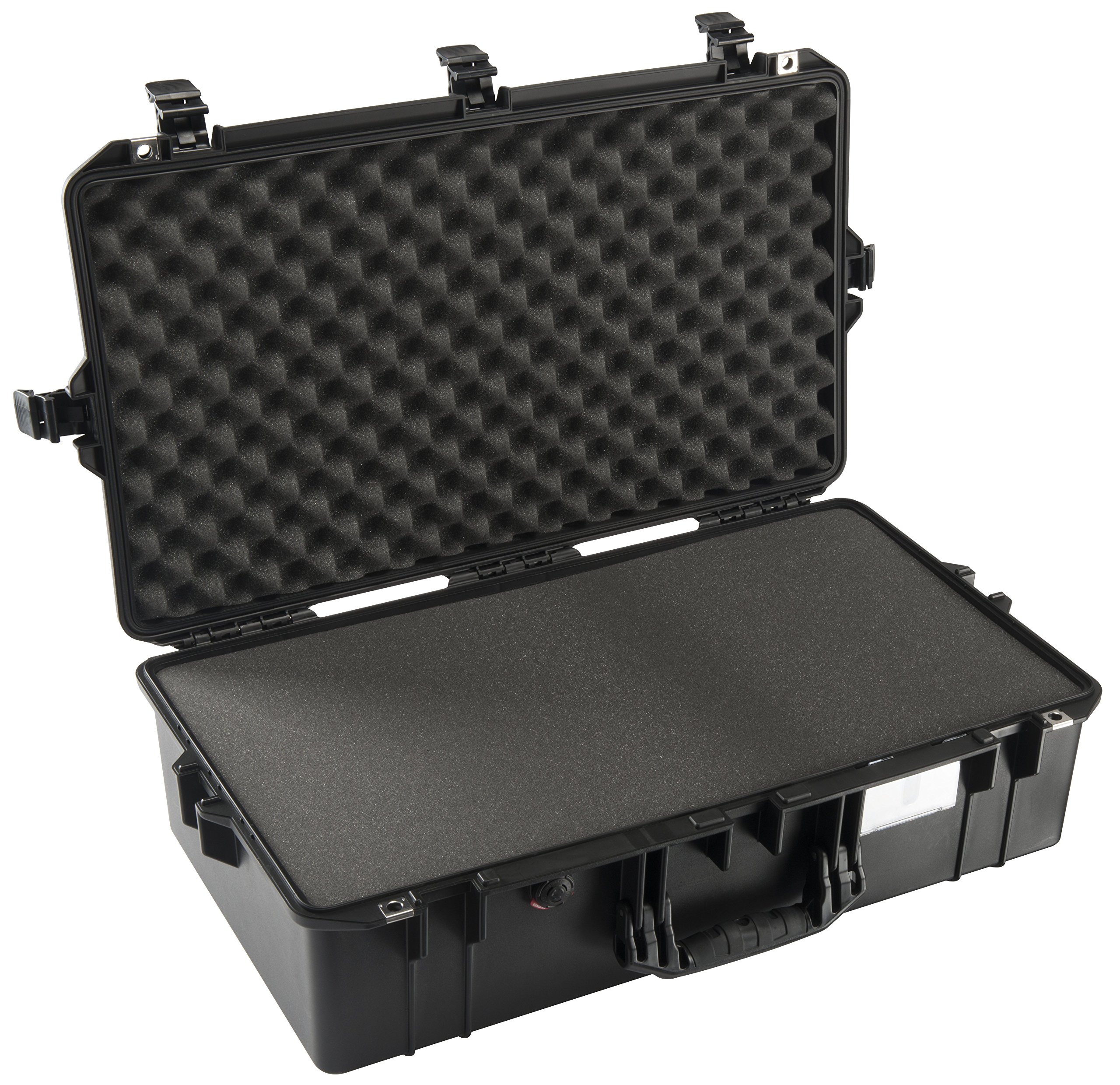 Pelican Air 1605 Protective Hard Case with Foam Insert - Waterproof, Dustproof & Crushproof Travel Case for Camera, Drone & Electronics (Black) - Perfect for Travel, Outdoor Adventures & Equipment Storage