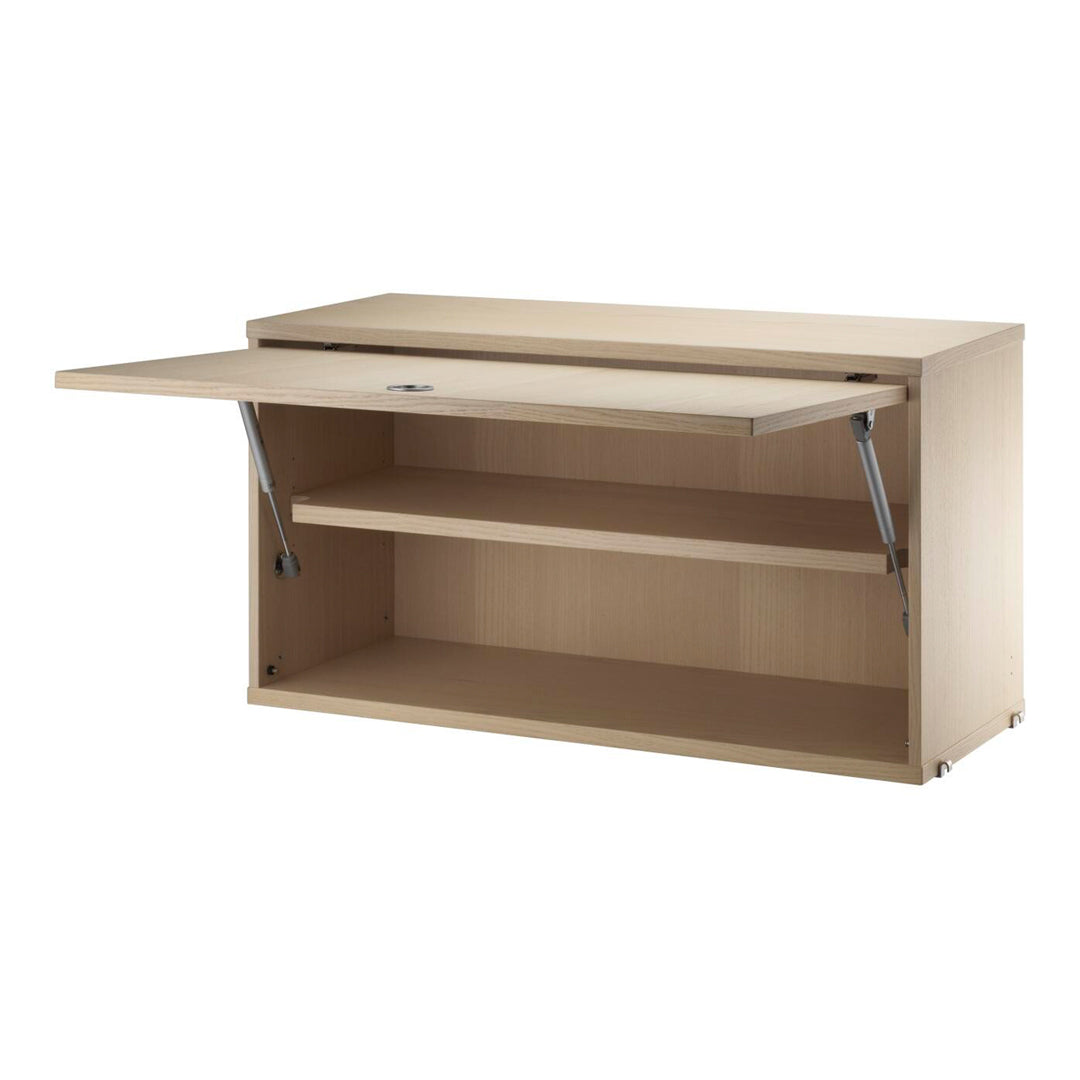 Modern Flip Door Cabinet - Sturdy Storage Solution for Kitchen, Bathroom & Office Organization