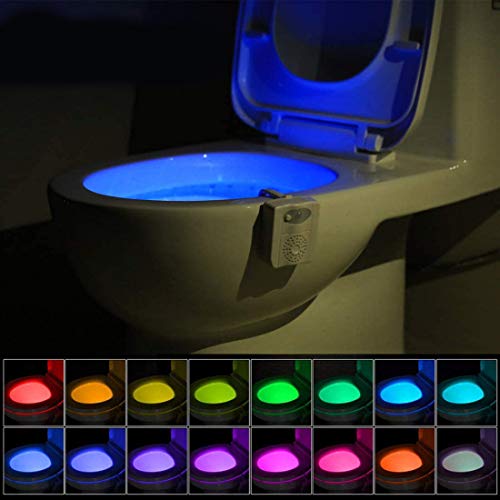 Original 16 Color Changing Toilet Bowl Light with Air Freshener