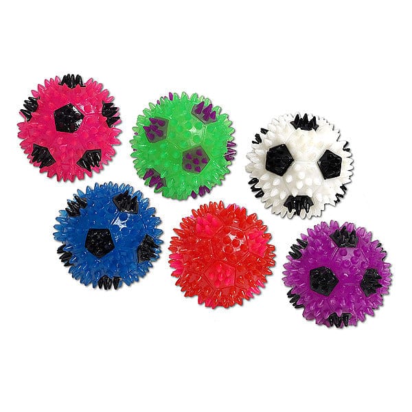 Gnawsome Small Squeak & Light Soccer Ball Dog Toy - Interactive Chew Toy for Puppies & Small Dogs - Perfect for Fetch, Training & Indoor/Outdoor Playtime