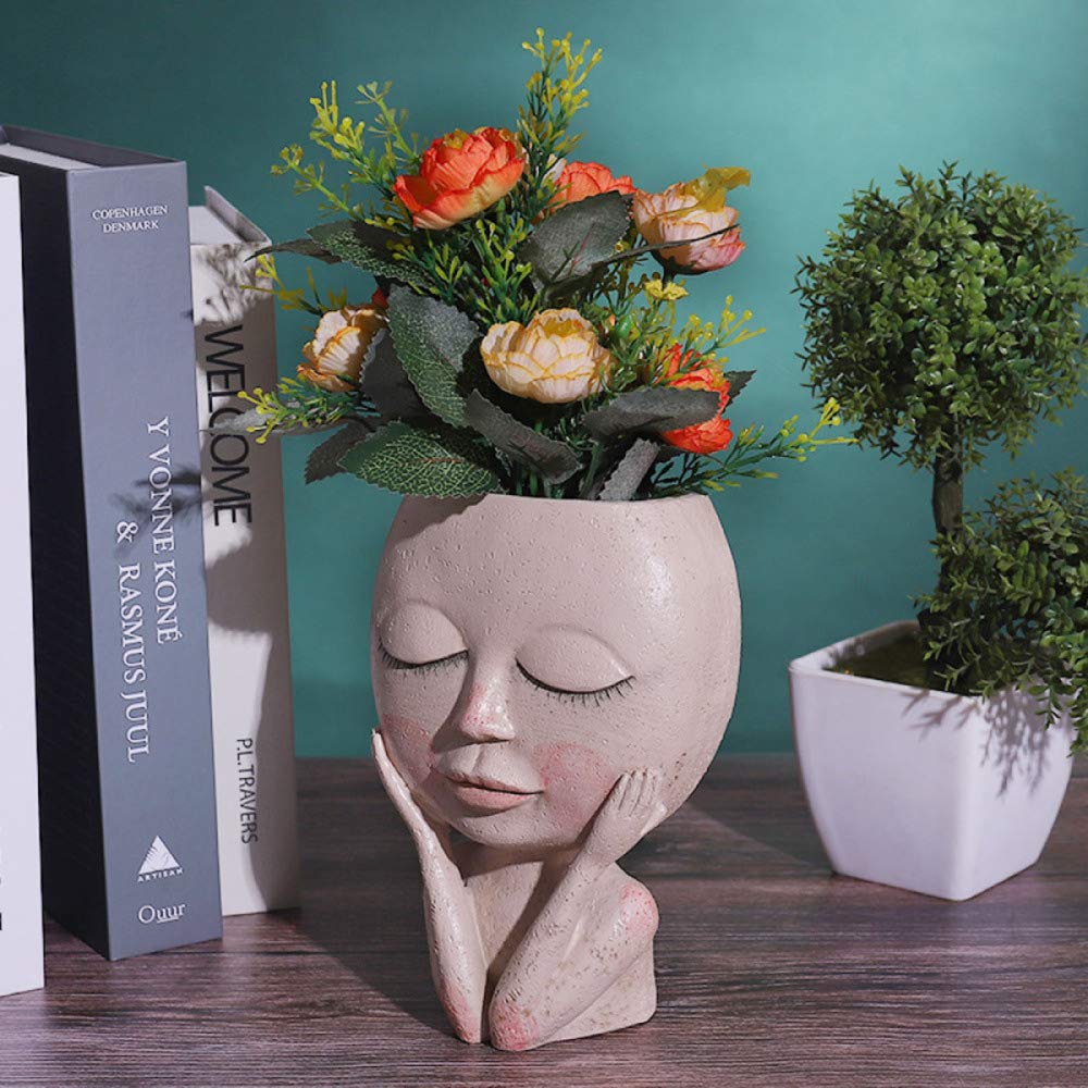 Succulent Pots with Drainage - Fairy Tale Mini Planter for Cute Succulents, Office & Home Desk Decor - Perfect for Indoor Gardens, Gifts, and Small Space Decorating