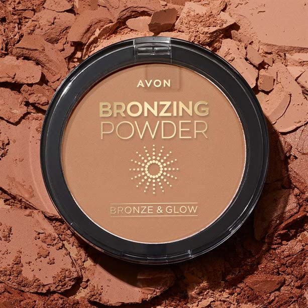 Avon Bronzing Powder Bronze and Glow - Warm Glow Face & Body Makeup | Natural Sun-Kissed Look for Summer | Perfect for Beach, Vacation & Everyday Wear