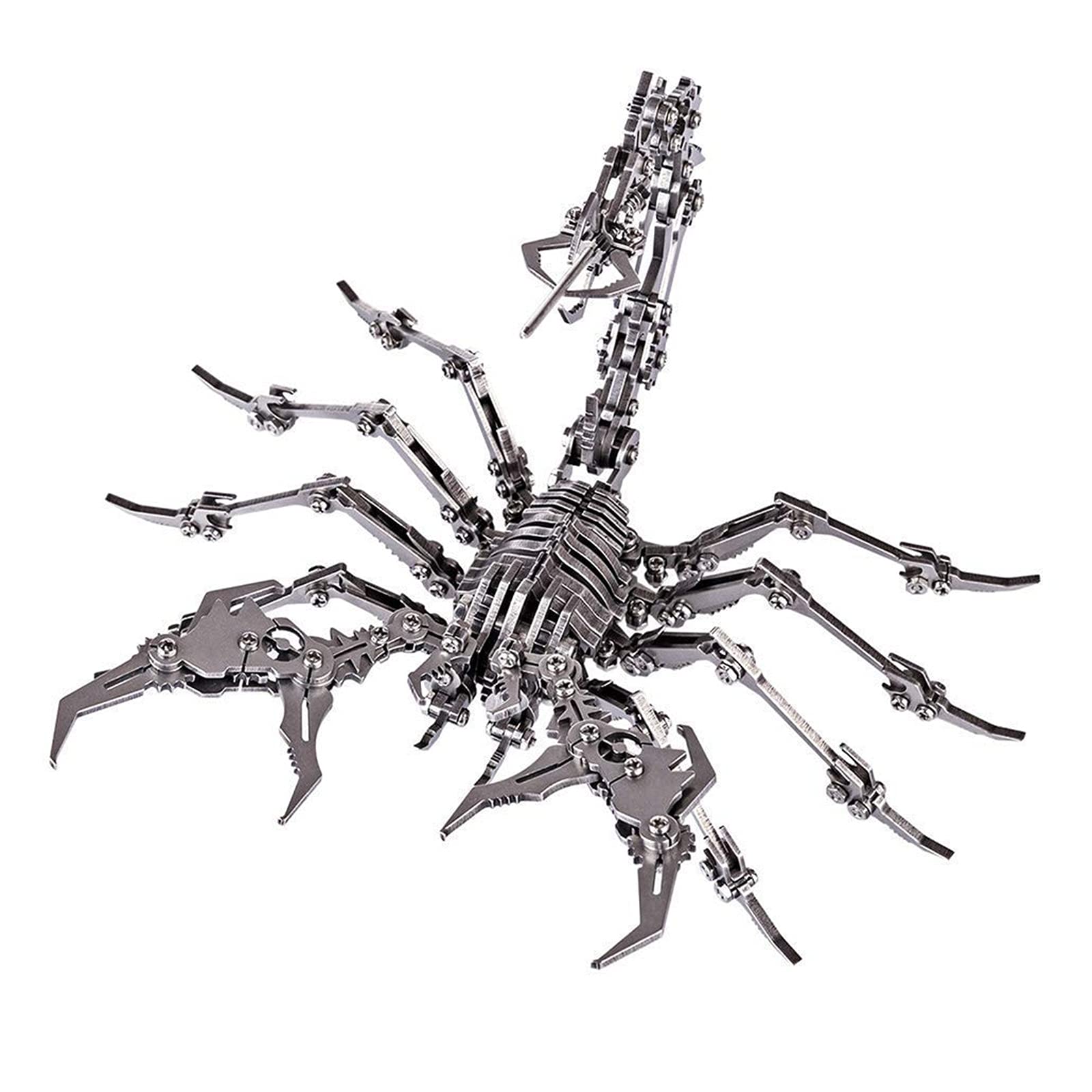 3D Scorpion King Metal Puzzle Kit - DIY Stainless Steel Mechanical War Scorpion Model for Adults & Teens | Challenging Assembly Toy for STEM Learning, Stress Relief & Creative Fun | Perfect Christmas Birthday Gift for Puzzle Lovers & Collectors