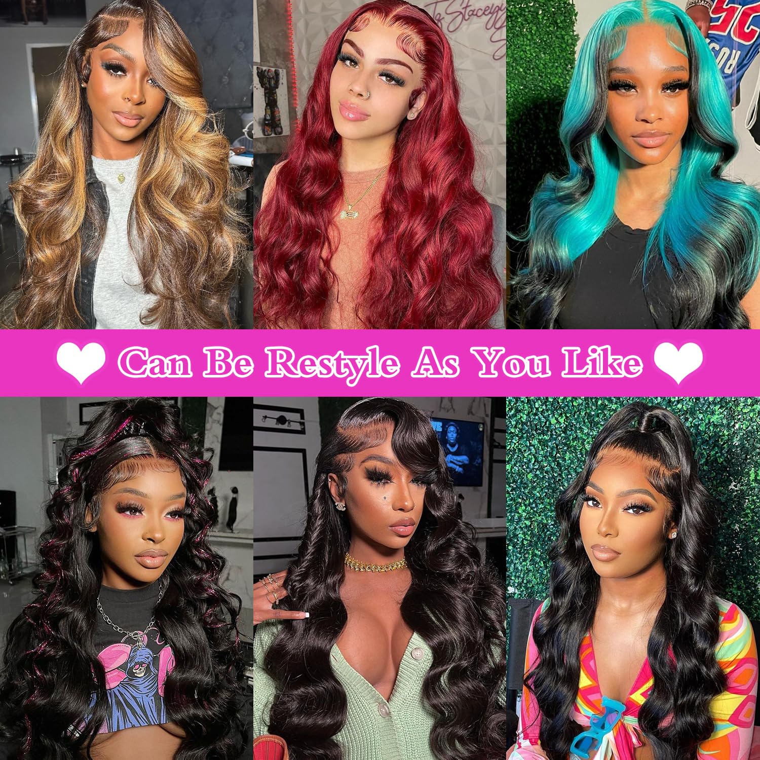 30 Inch Body Wave Lace Front Wigs Human Hair - Pre Plucked HD Lace Frontal Glueless Wig 180 Density 13x4 Lace Front Wig with Baby Hair - Natural Black Human Hair Wig for Women | Perfect for Daily Wear, Cosplay, Parties & Special Occasions