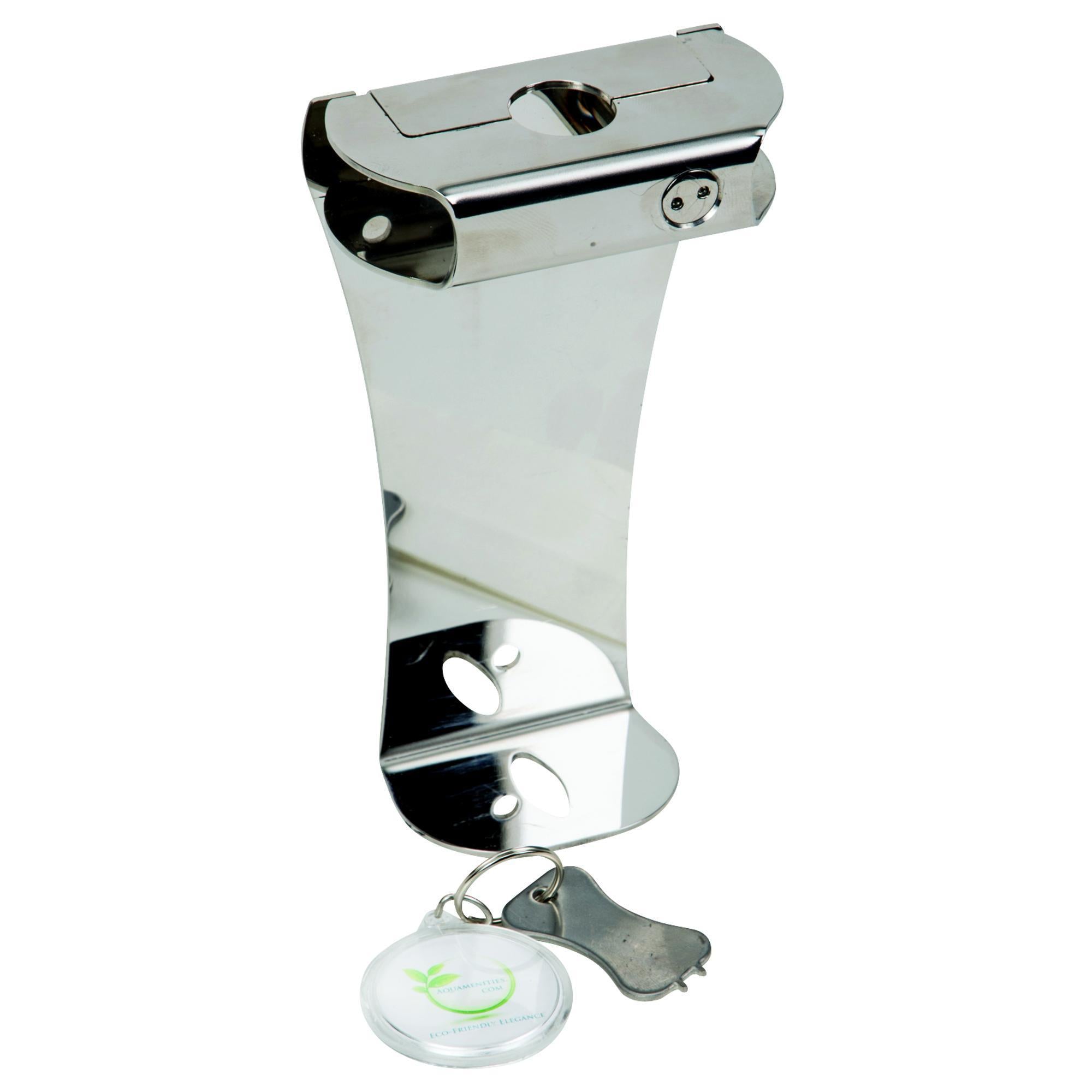Premium Stainless Steel Amenity Station with Key - Secure Storage for Hotels, Offices & Public Spaces