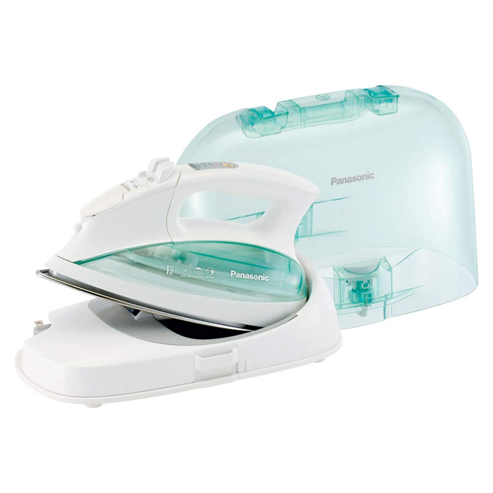 Panasonic NI-L70SR 1500W Cordless Steam Iron with Dry Function - Green & White | Perfect for Home, Travel & Professional Garment Care