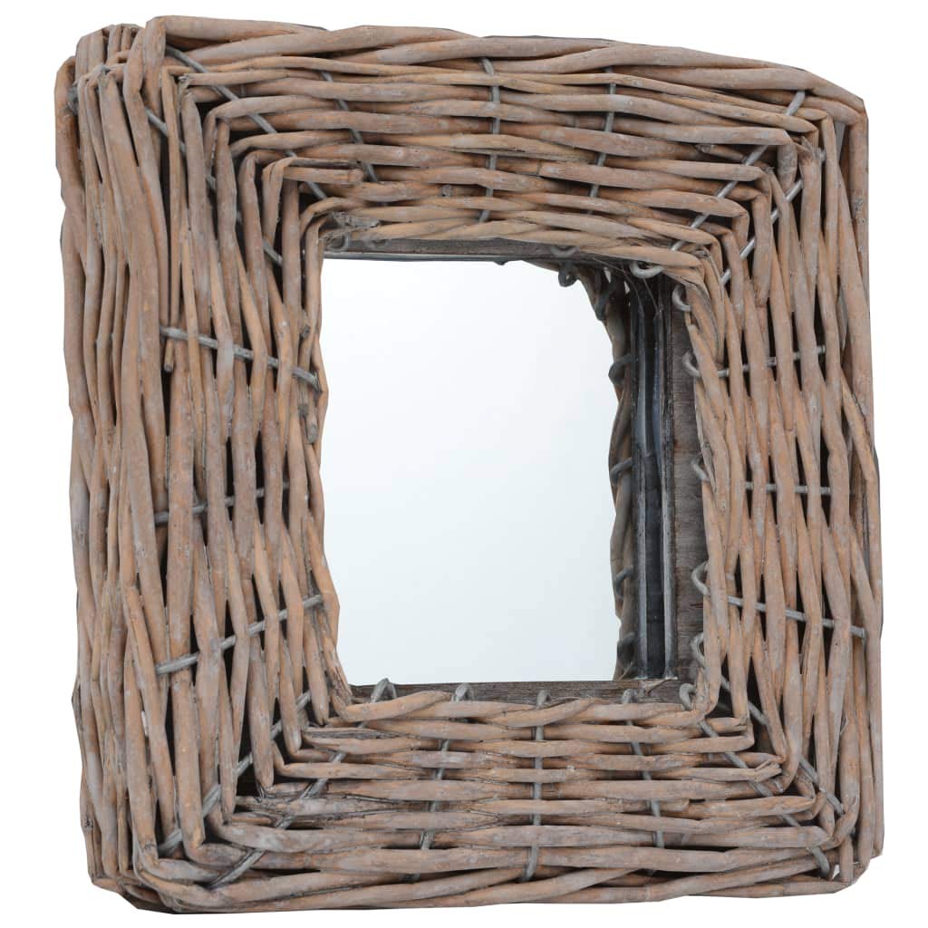 CHARMMA 3-Piece Decorative Wicker Mirrors Set - 5.9