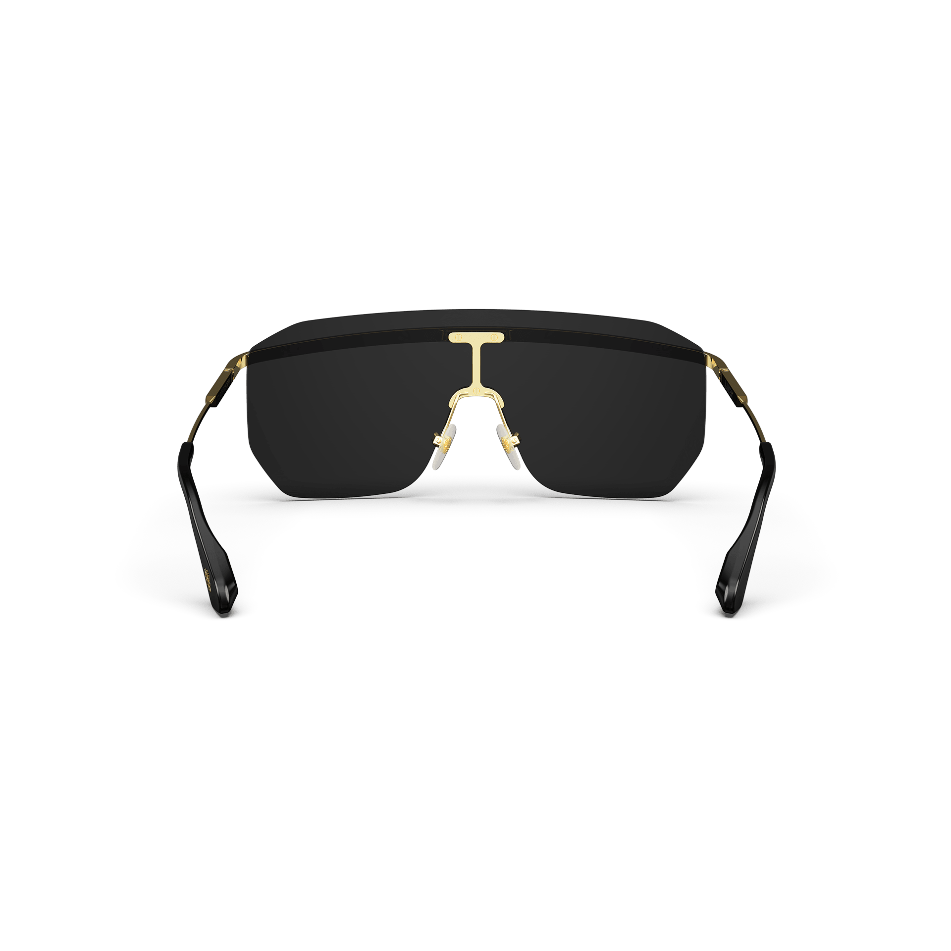 Stylish Gold Sunglasses for Ravers - UV Protection & Trendy Party Glasses for Music Festivals & Outdoor Events