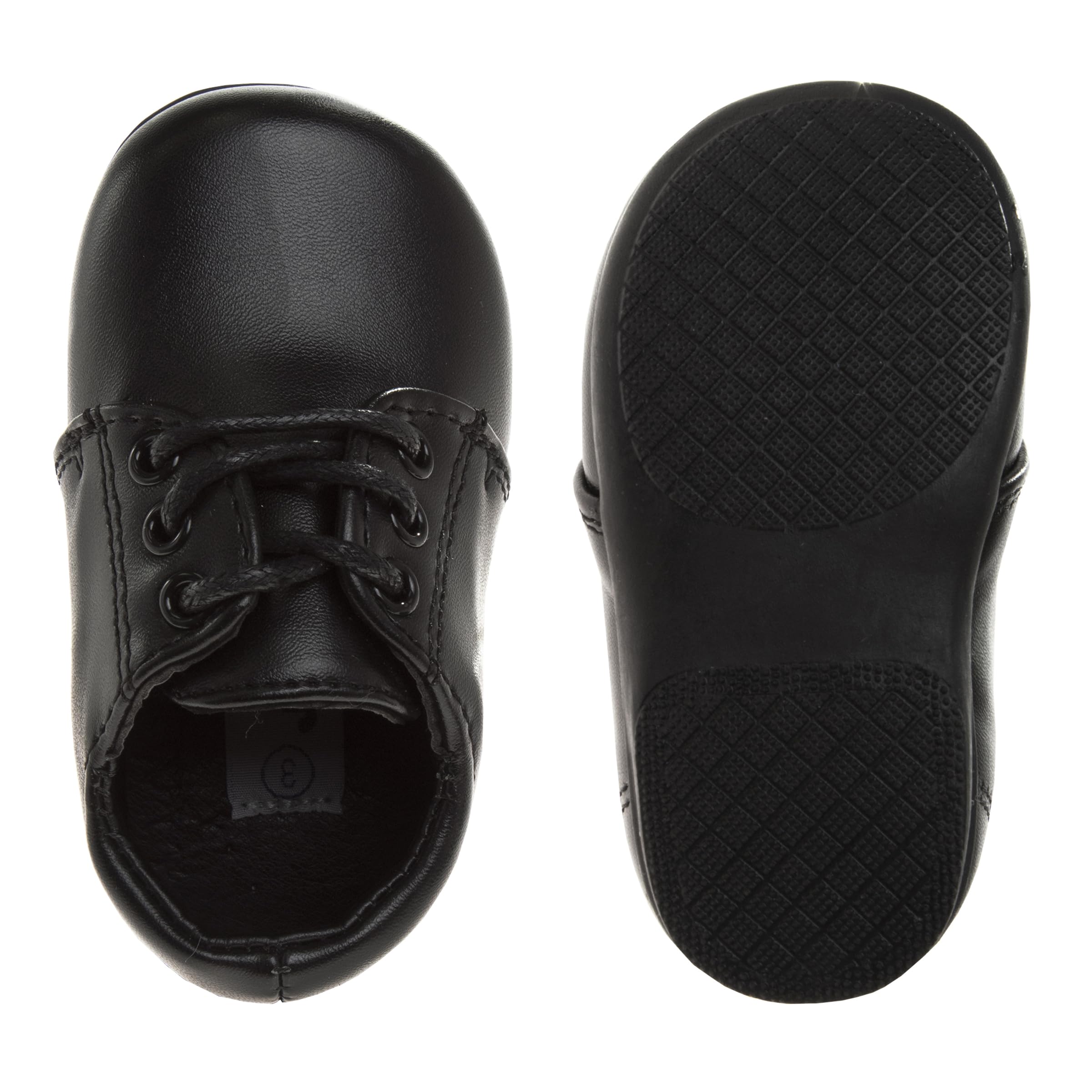 Josmo Baby Boys' Dress Shoes - Casual Leatherette Derby Walking Shoes for Infant & Toddler | Formal & Playtime Outfits | First Walkers, Church, Weddings & Special Occasions