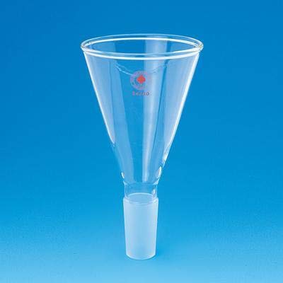 7236-145 Lab Powder Filtering Funnel - 190mm Diameter with 45/40 Joint - Premium Glass Filtration Equipment for Chemistry Experiments & Scientific Research