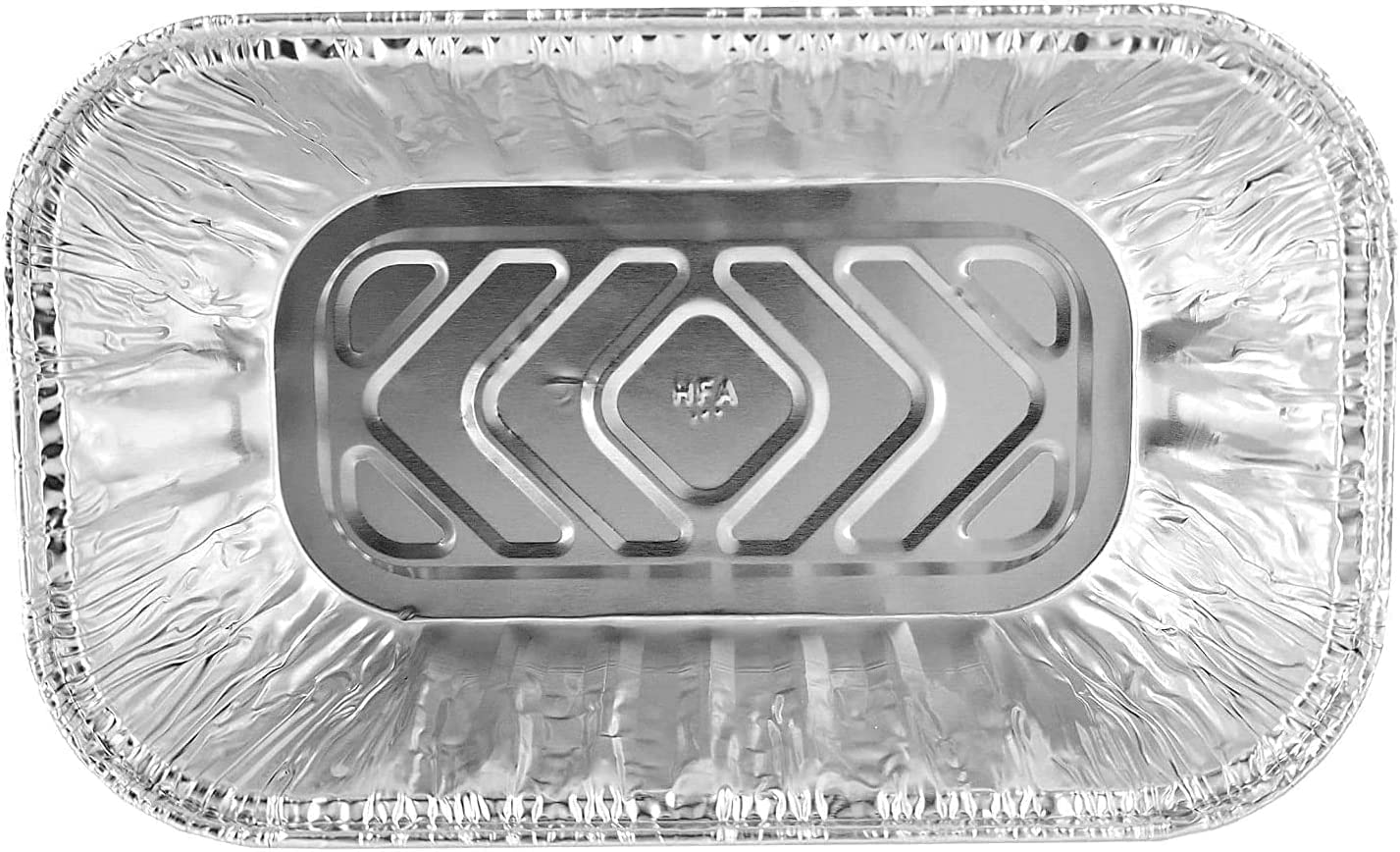 Handi-Foil 12-Pack 1 lb Aluminum Foil Mini Loaf Pans with Clear Dome Lids - Perfect for Baking Bread, Cakes & Desserts - Great for Home, Bakery & Meal Prep