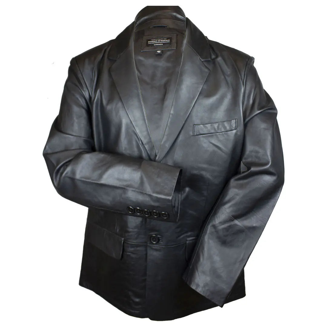 Premium Men's Lambskin Leather Jacket - Genuine Soft & Lightweight Biker Style - Perfect for Motorcycle Riding, Casual Outfits & Winter Fashion