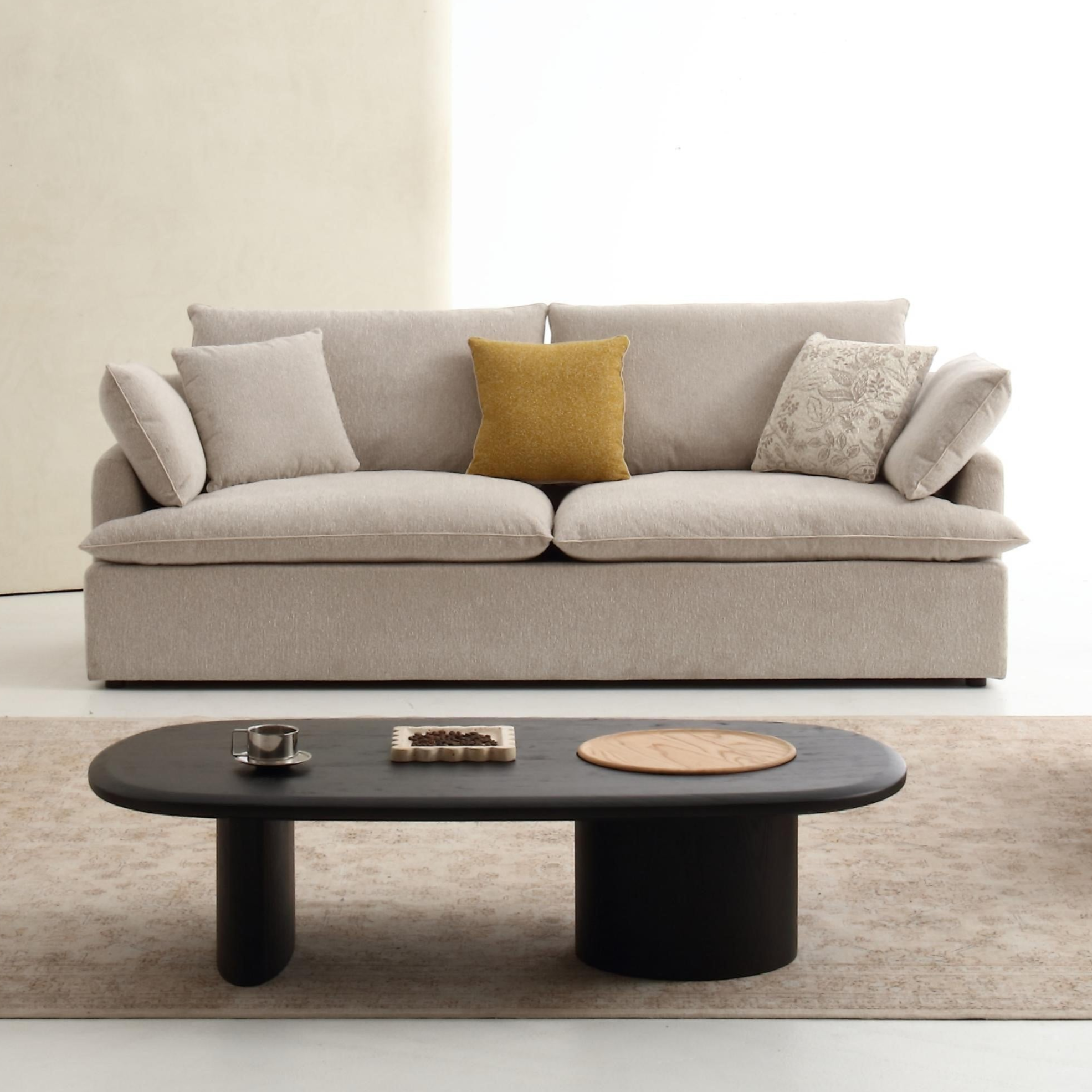 Fabrizio Fabric Sofa - Modern Comfortable Living Room Couch for Home, Office & Lounge | Perfect for Relaxing, Entertaining & Stylish Decor