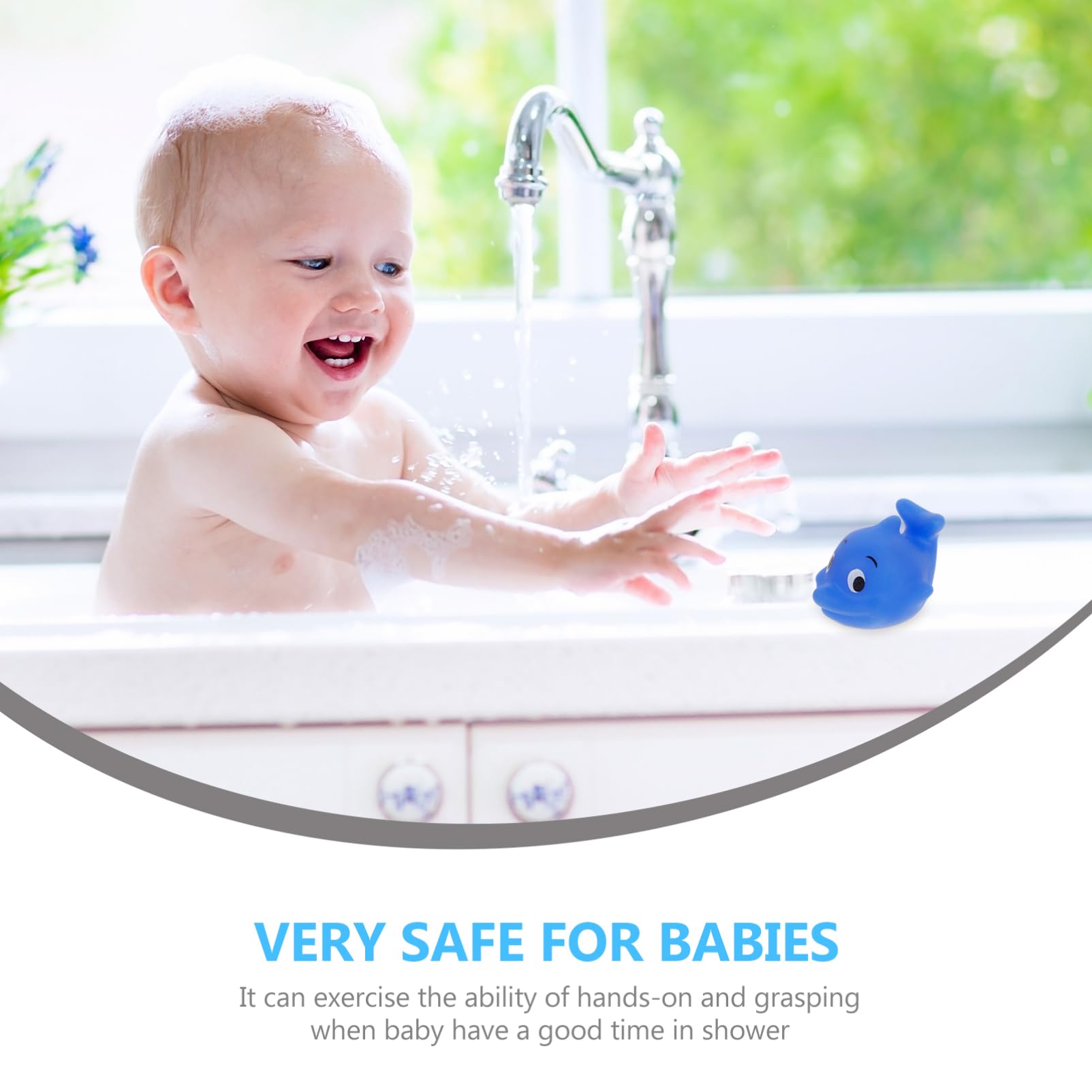UPKOCH 9-Piece Bath Toys Set - Floating Animal Bathroom Toys for Kids, Fun Bathtub Water Play Toys for Toddlers, Perfect for Bathtime Fun, Pool Parties & Sensory Play