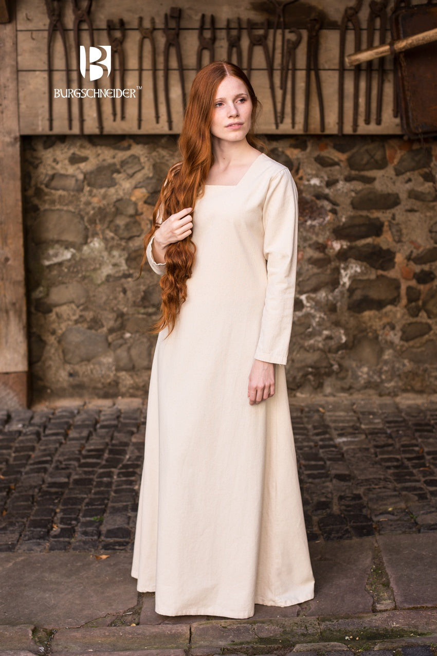 Johanna Natural Slip Dress for Women - Comfortable & Breathable Underdress for Everyday Wear - Perfect for Layering Under Dresses, Skirts, or Tunics