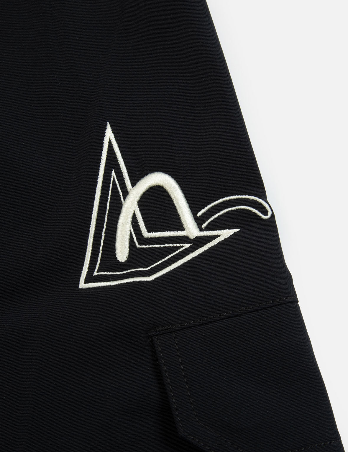 Seagull & Logo Embroidered Men's Casual Shorts - Comfortable Summer Beachwear for Outdoor Activities & Travel