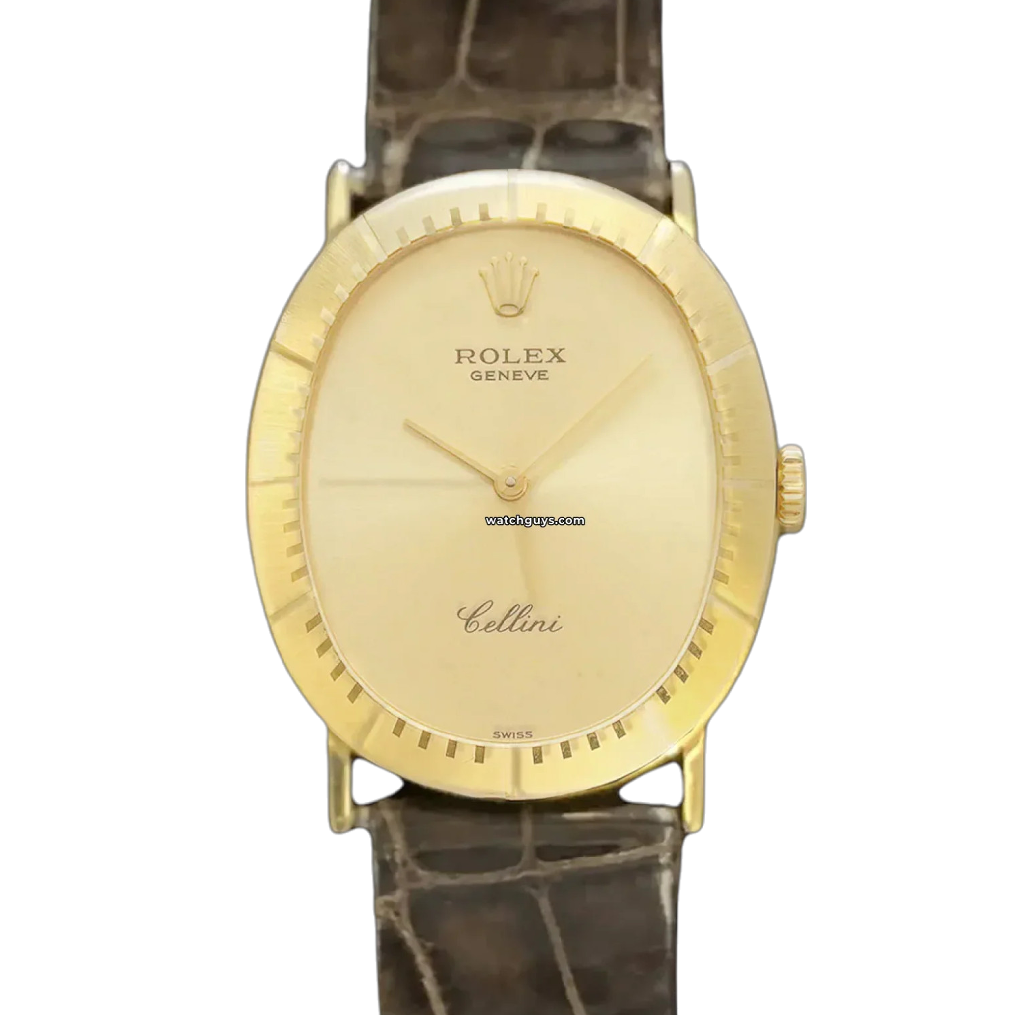 Rolex Cellini 4056 Men's Luxury Watch with Champagne Dial - Perfect for Business, Formal Events & Special Occasions