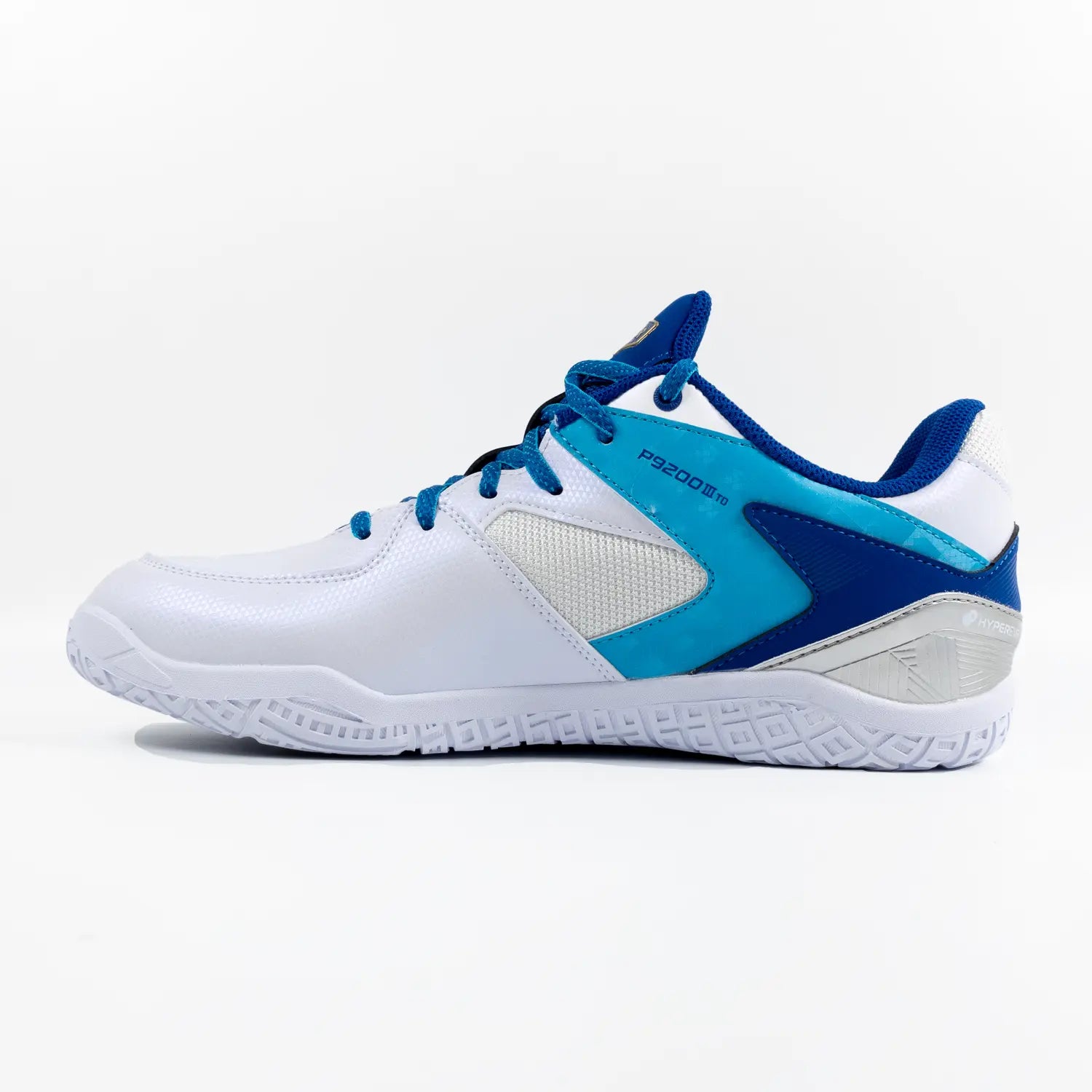Victor P9200III 55th Anniversary Edition Badminton Shoes - White/Blue | Lightweight Cushioned Court Shoes for Men & Women | Perfect for Indoor Sports & Gym Training