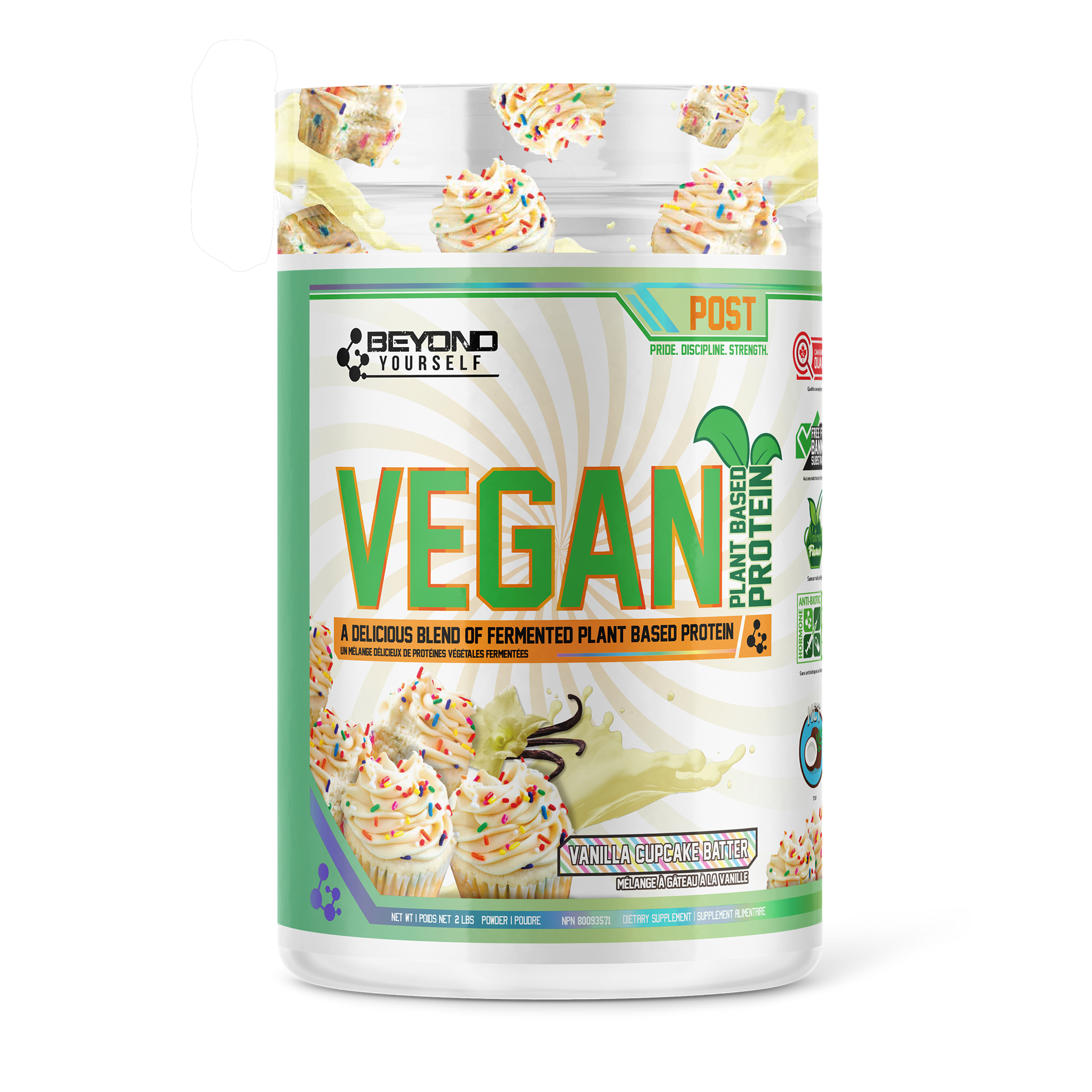 Beyond Yourself Vegan Protein Powder - 909g Plant-Based Protein for Muscle Recovery & Weight Loss | Ideal for Smoothies, Baking & Post-Workout Nutrition