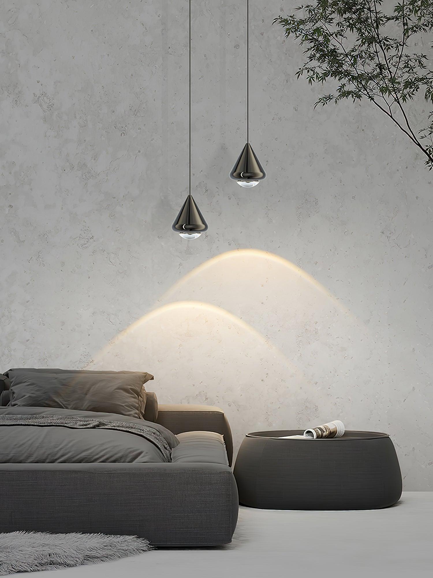 Apollo Pendant Light - Modern Hanging Chandelier for Kitchen Island, Dining Room & Bedroom Lighting - Industrial Vintage Ceiling Fixture with Edison Bulb