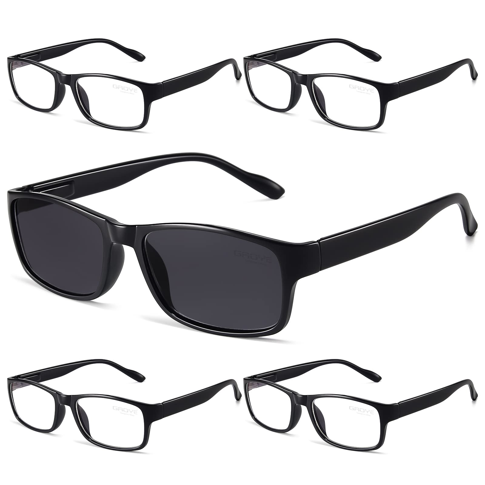 Gaoye Blue Light Blocking Reading Glasses for Men & Women - Computer Glasses with Anti-UV Protection for Screen Time, Office Work & Digital Eye Strain Relief