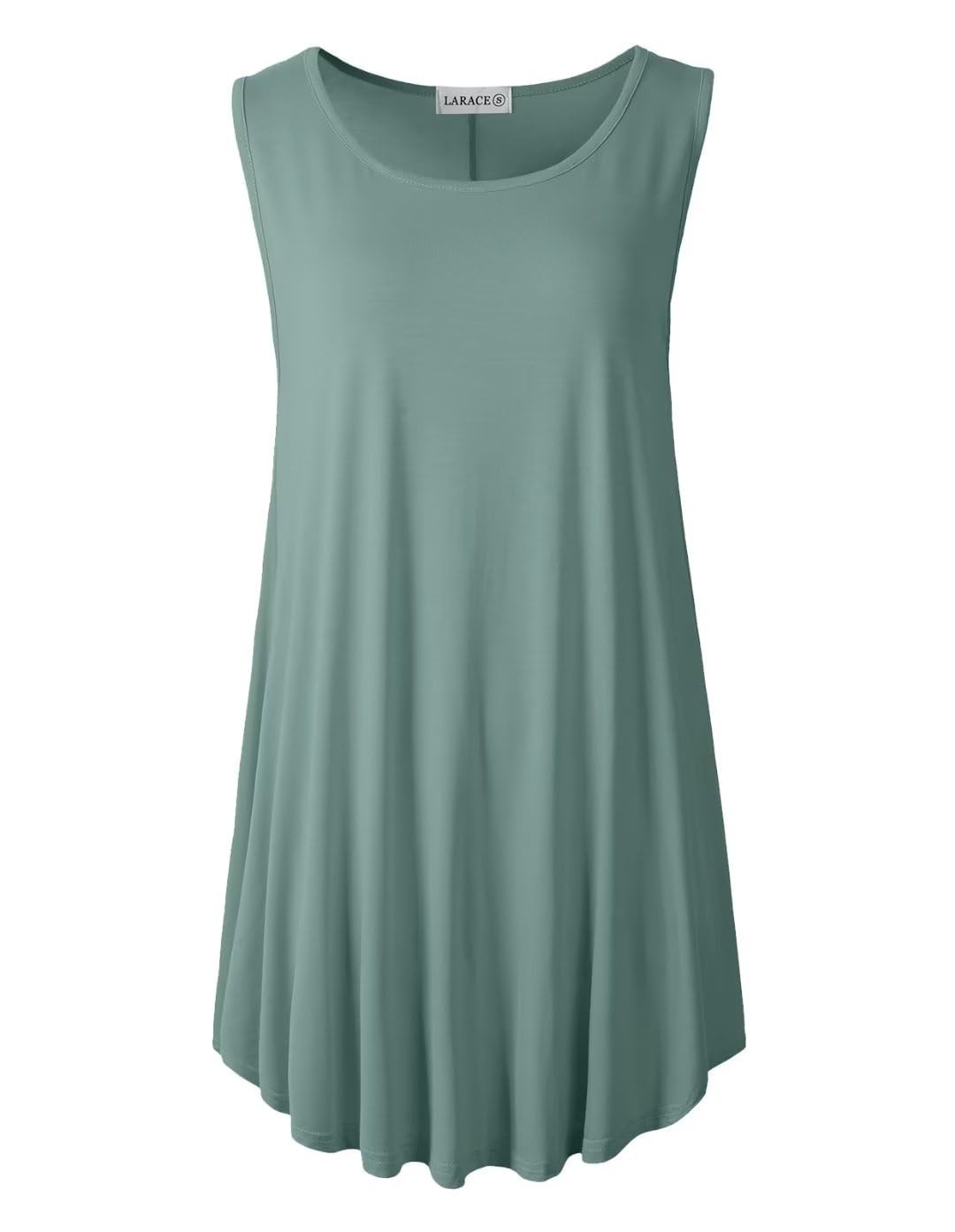 LARACE Women's Plus Size Sleeveless Tank Tops - Casual Summer Swing Tunic Tops for Leggings | Comfortable & Stylish Outfit for Beach, Yoga, and Everyday Wear