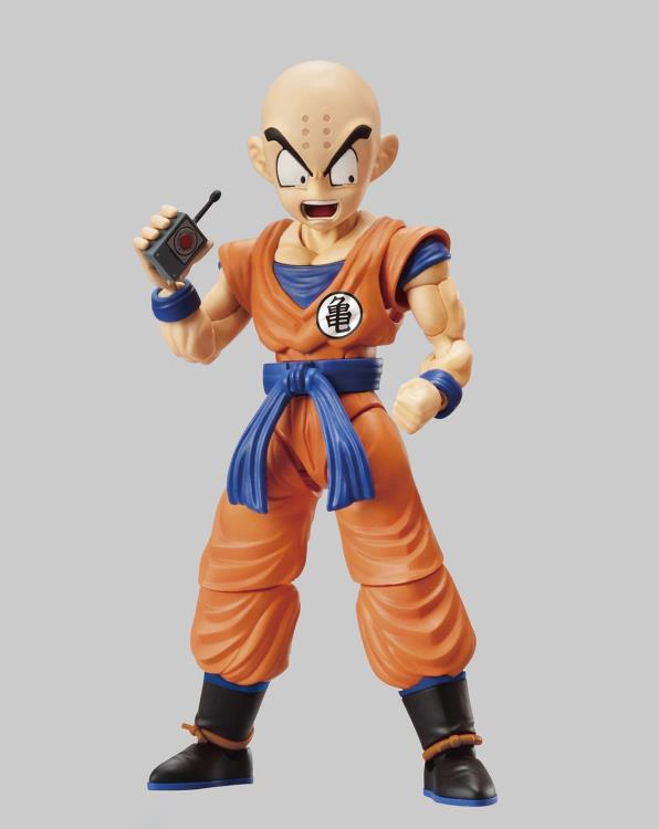 Figure Rise Standard Dragon Ball Z Krillin Plastic Model Kit - Build Your Own Anime Action Figure for Collectors & Fans - Perfect for Display, Gifts & Role Play