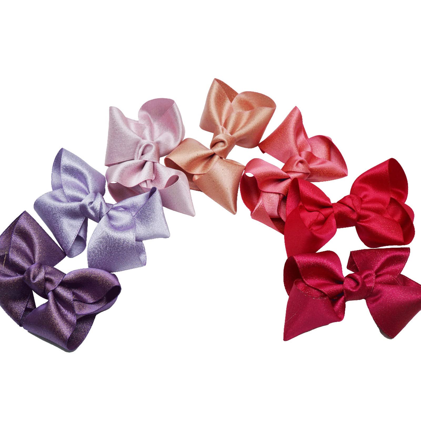 3 Inch Baby Girl Hair Bows Clips - Cute Hair Accessories for Toddlers & Little Girls - Set of 2 Green Hairpins - Perfect for Parties, Photos & Daily Wear