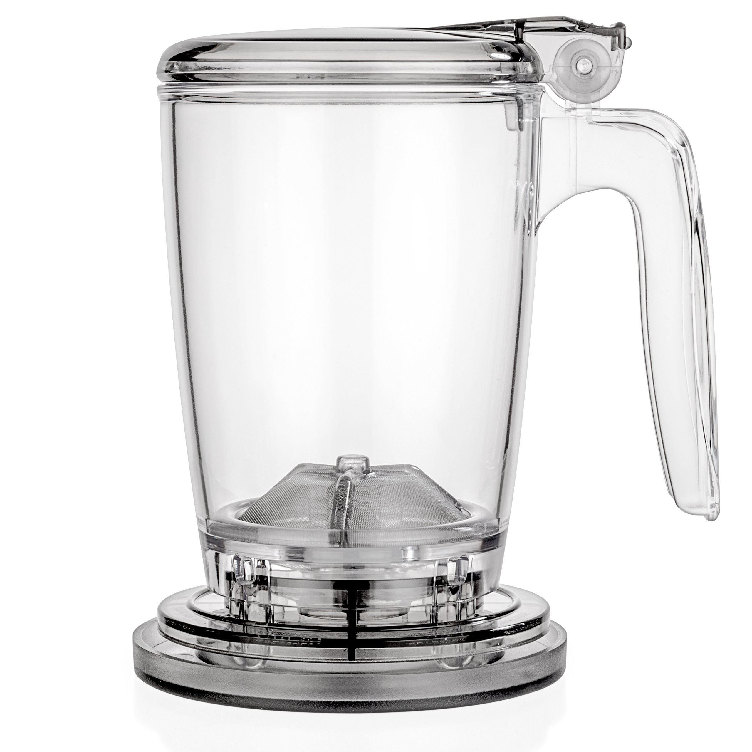 Tealyra Rapid Tea Maker - 16oz (500ml) Loose Leaf Tea Infuser Teapot with Bottom Dispensing - Drip-Free Design for Perfect Tea Brewing - Ideal for Home, Office & Tea Lovers - Makes 1-2 Cups of Premium Tea