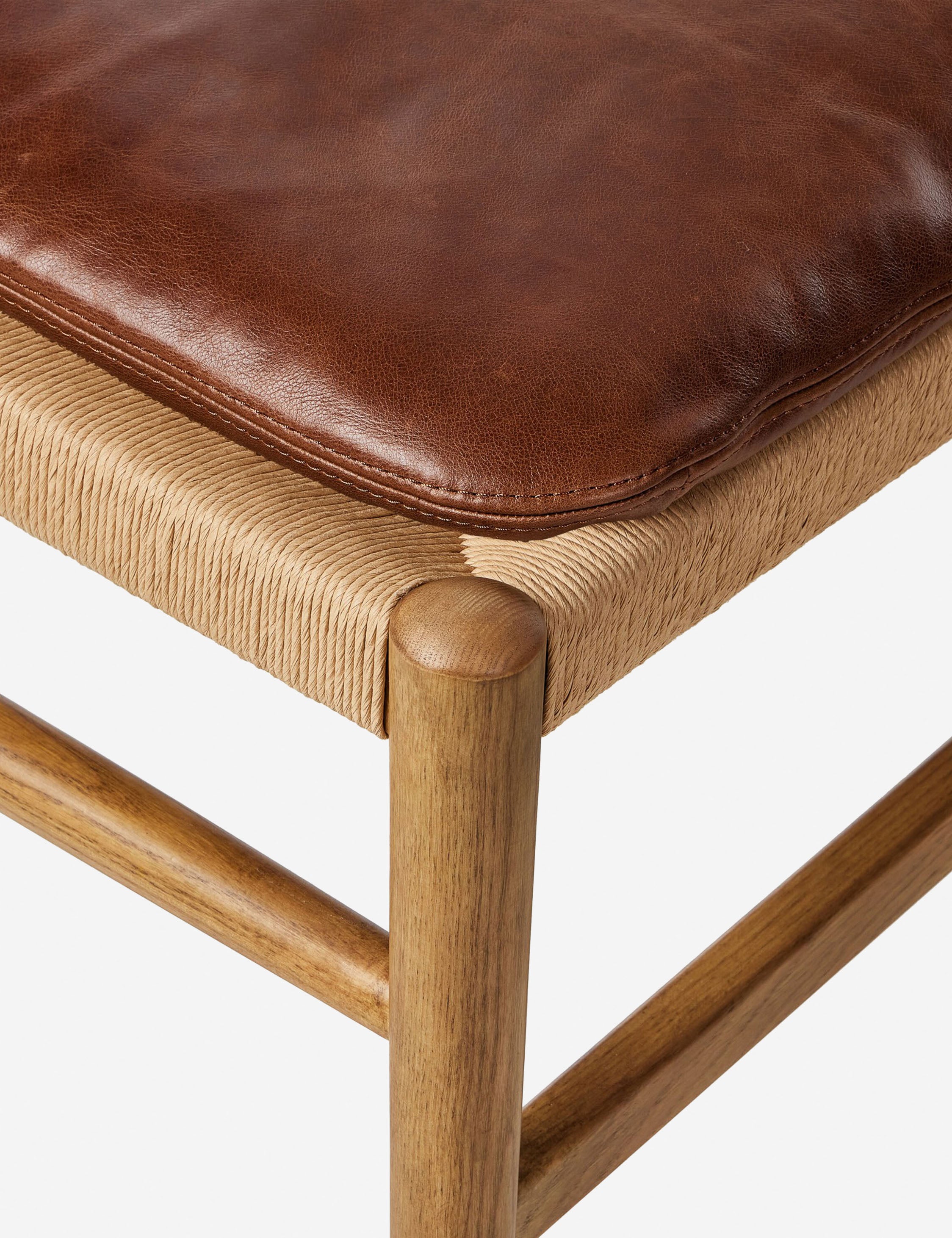 Dara Dining Chair by Amber Lewis x Four Hands - Modern Wooden Dining Chair for Kitchen, Dining Room & Home Decor - Perfect for Farmhouse, Contemporary & Mid-Century Style Interiors