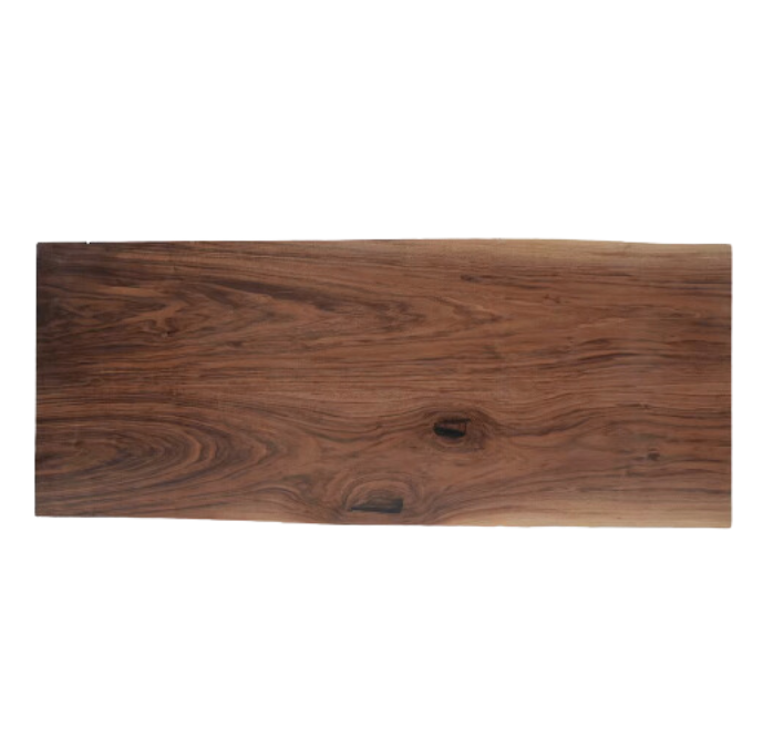 Premium Black Walnut Solid Wood Natural Edge Dining Table – Handcrafted Large Board for Rustic & Modern Home Decor – Perfect for Family Gatherings & Dinner Parties